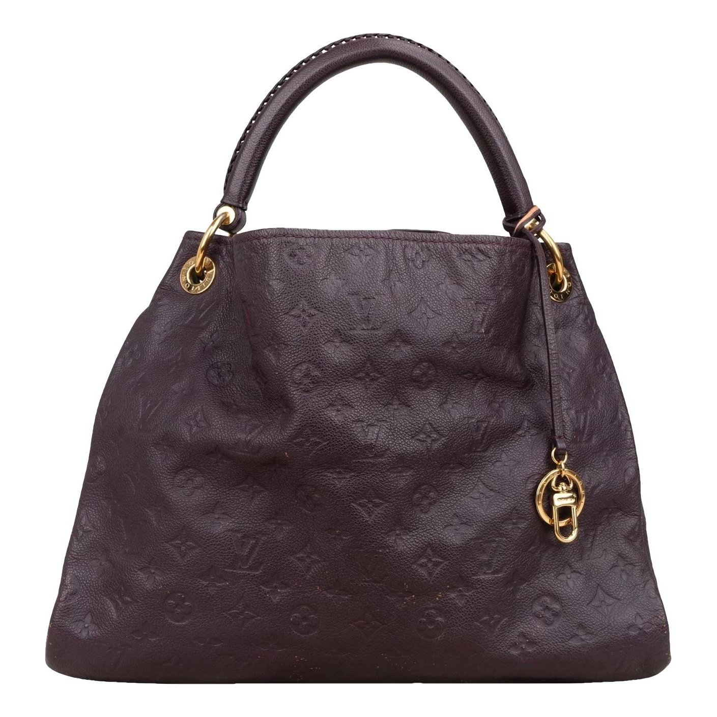 Artsy leather handbag