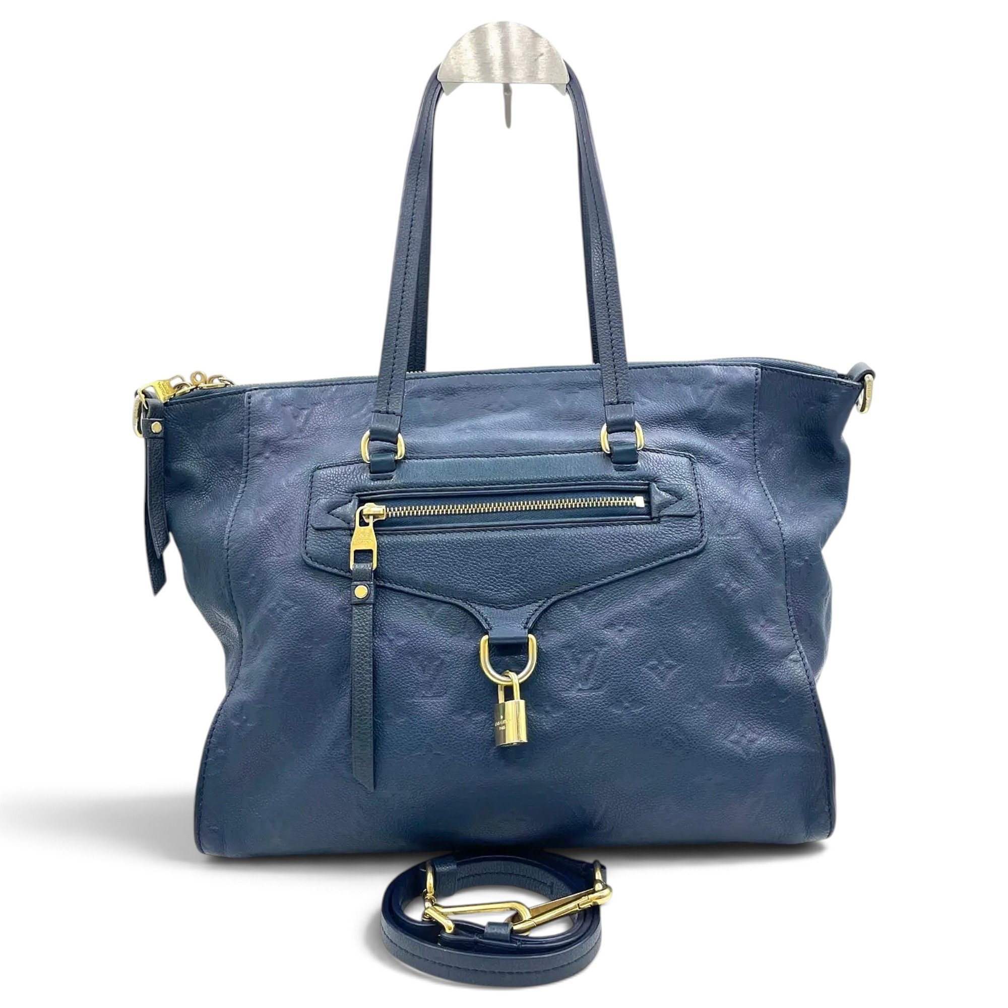 Lumineuse leather handbag