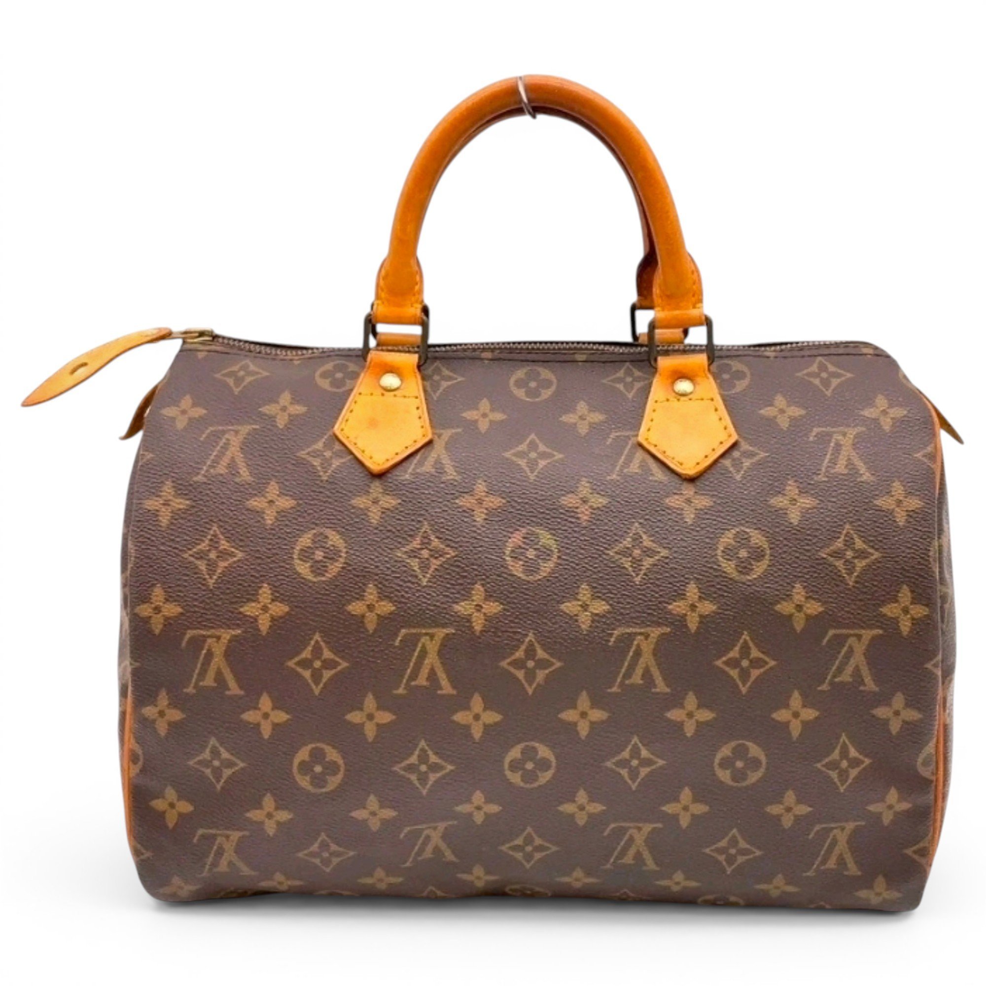 Speedy leather handbag