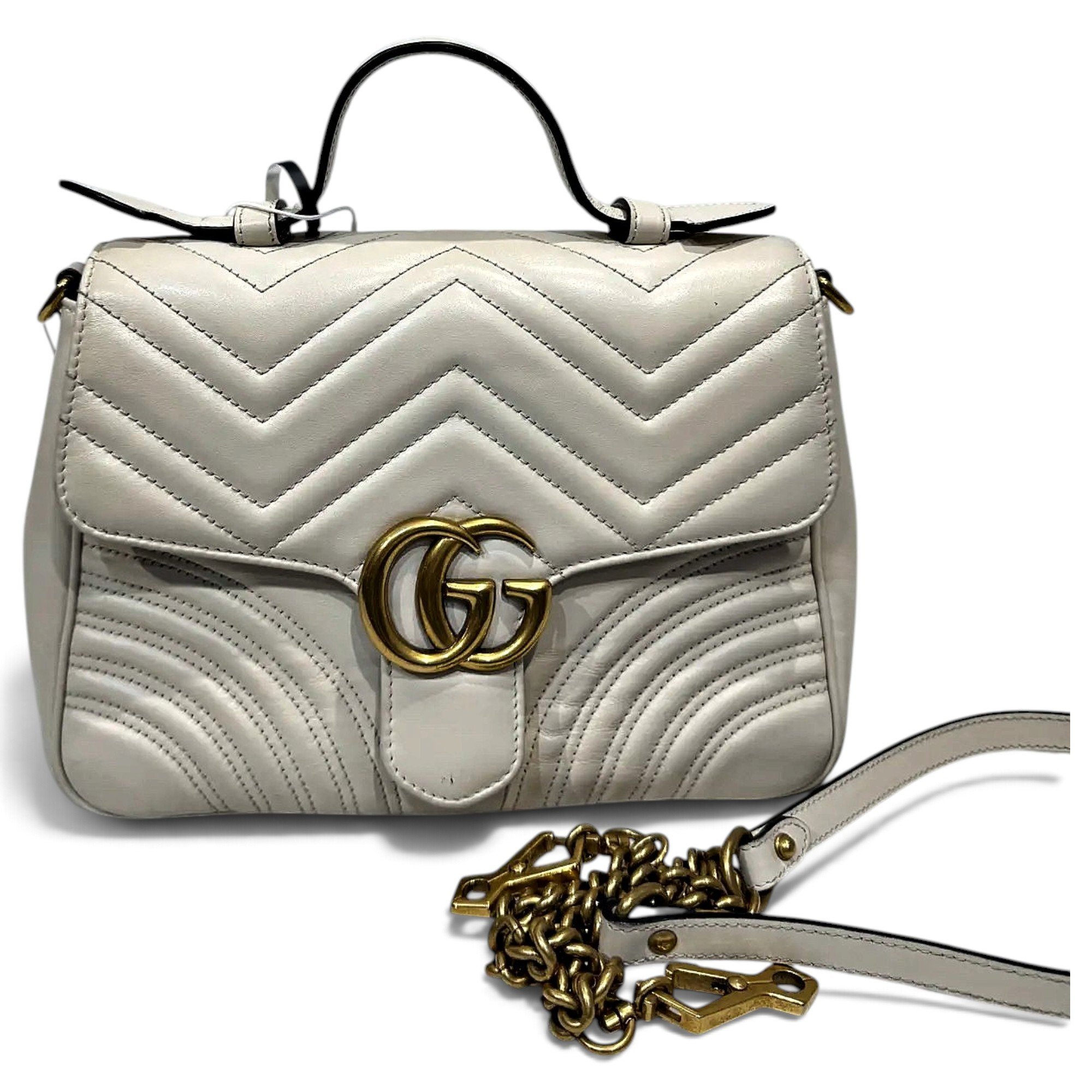 GG Marmont Flap leather handbag