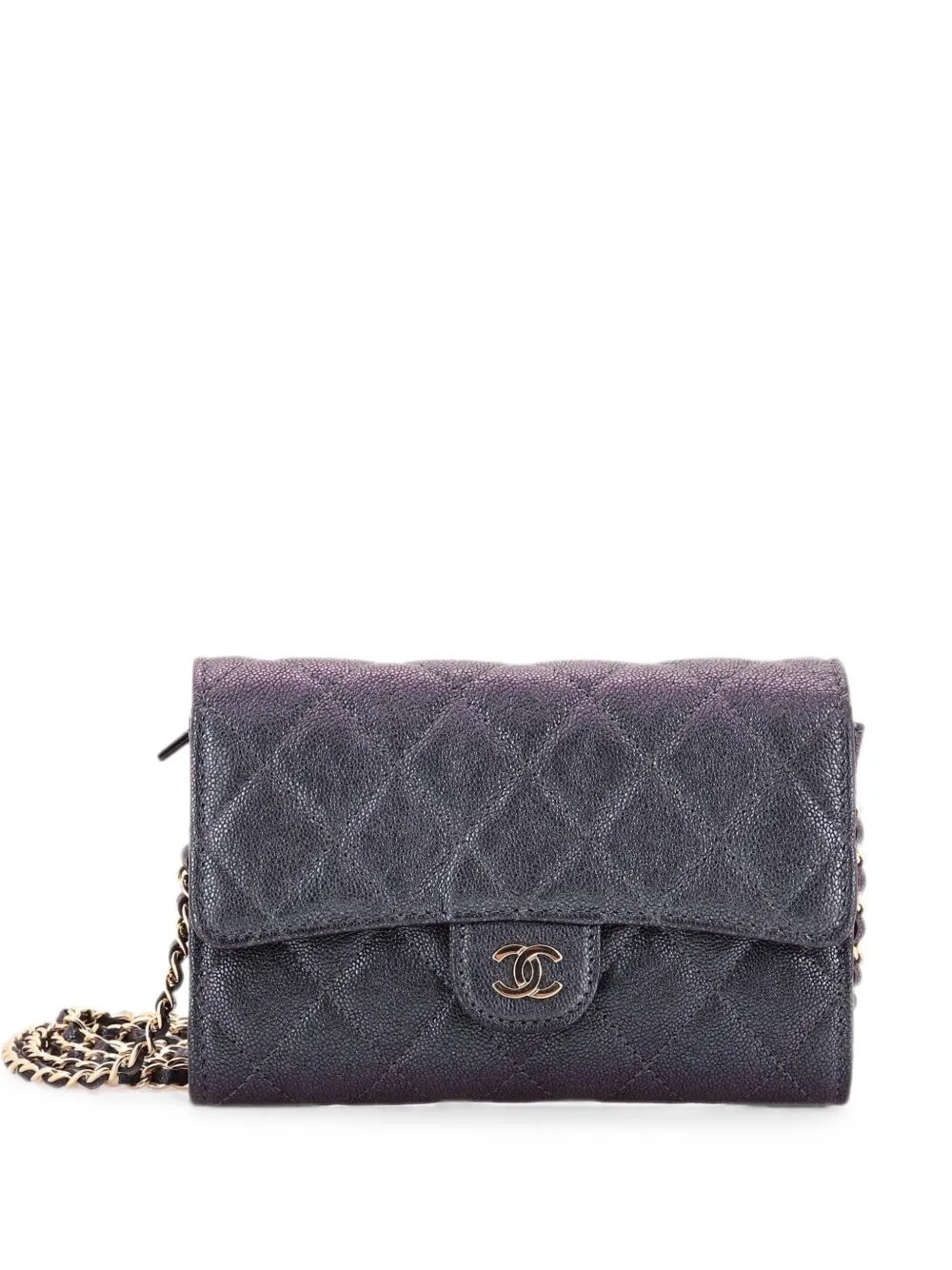 Classic Flap Wallet Quilted Caviar Mini crossbody bag