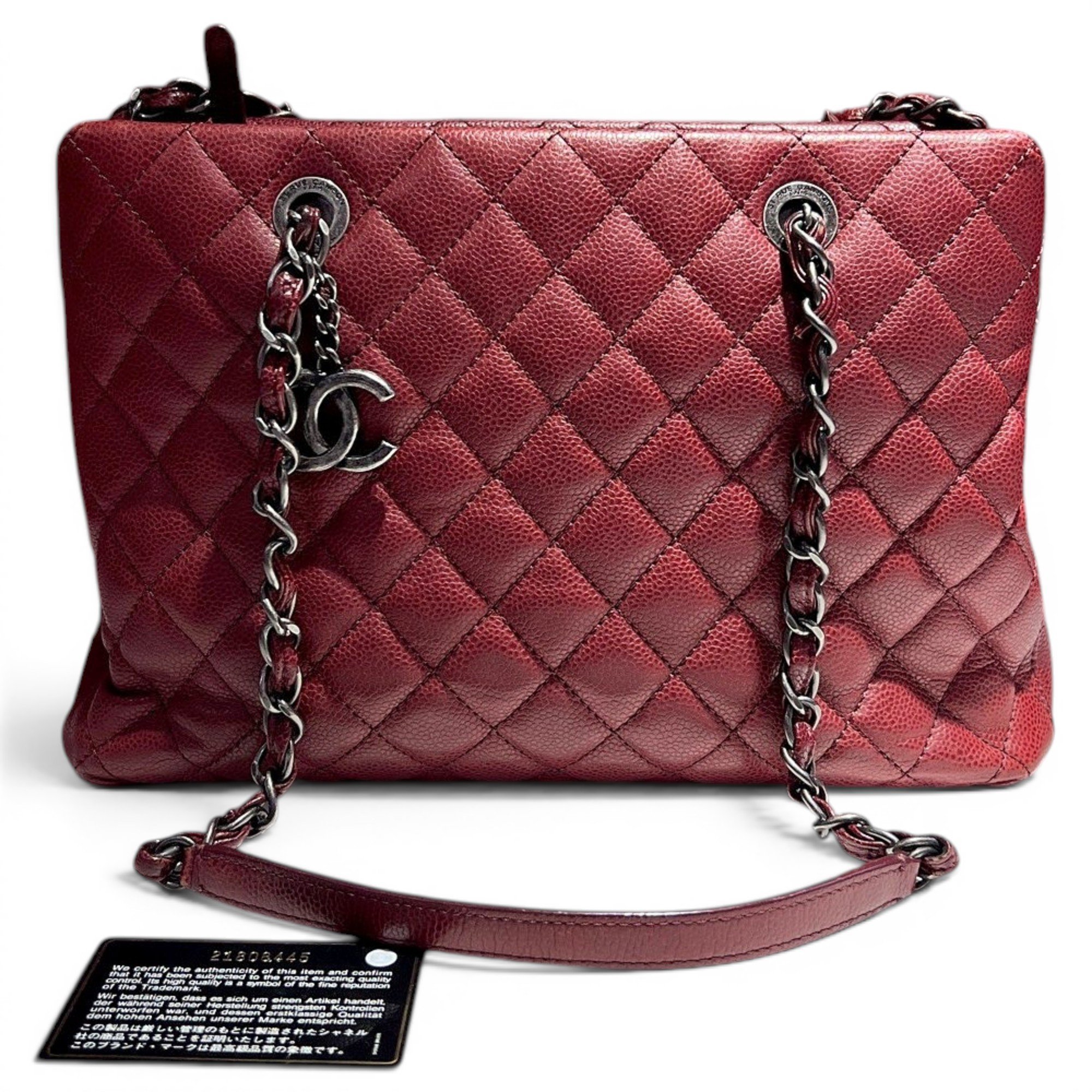 Grand shopping leather handbag