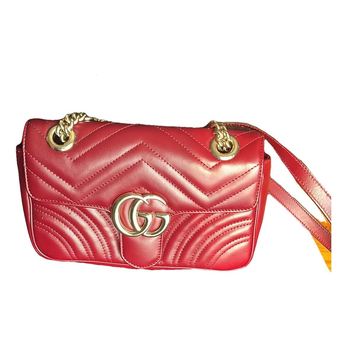 GG Marmont Chain Matelasse leather handbag