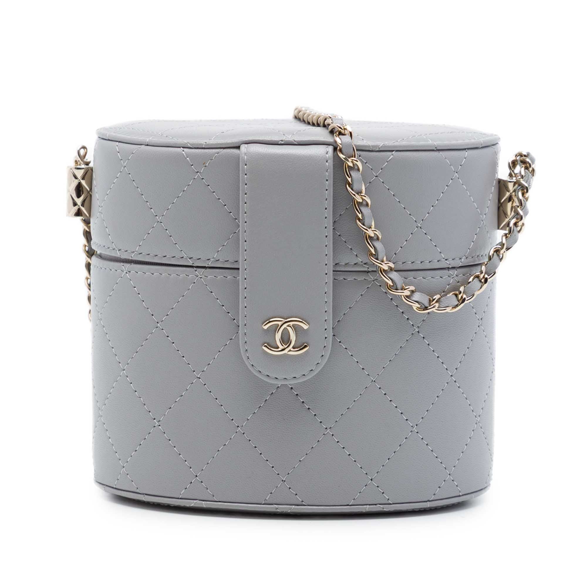 Vanity pony-style calfskin handbag