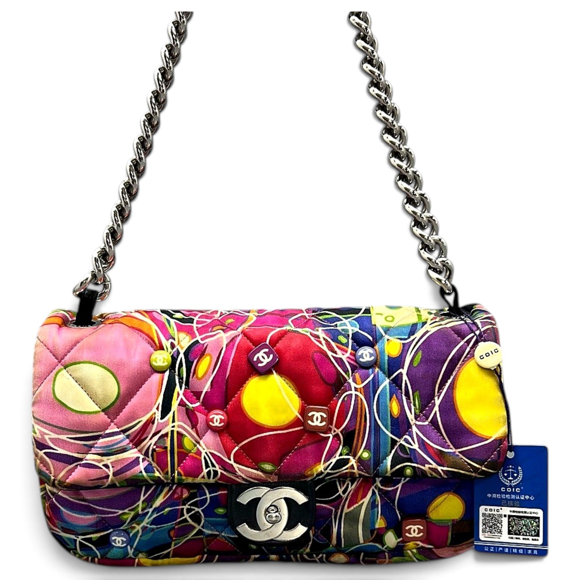 Silk handbag