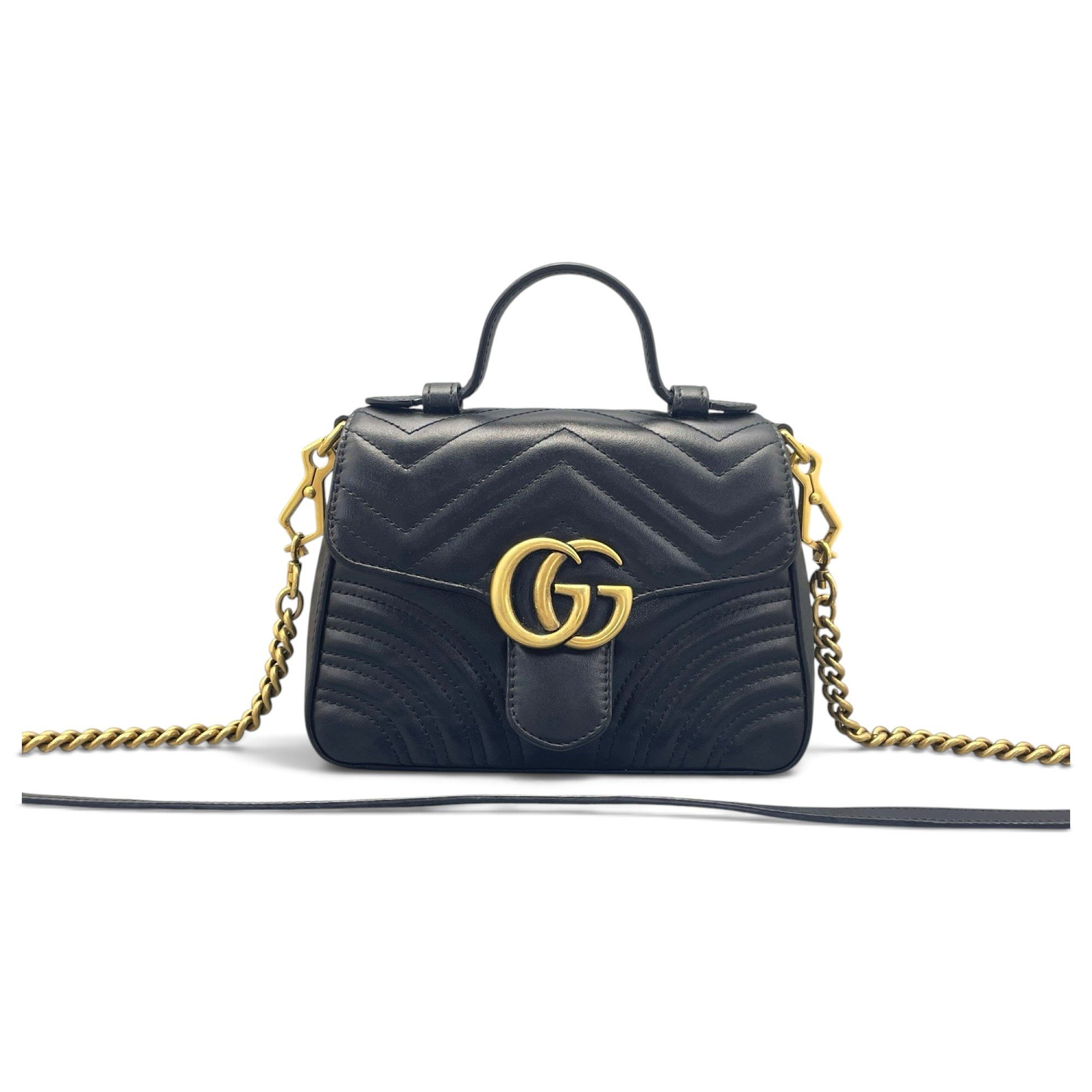 GG Marmont Flap leather handbag