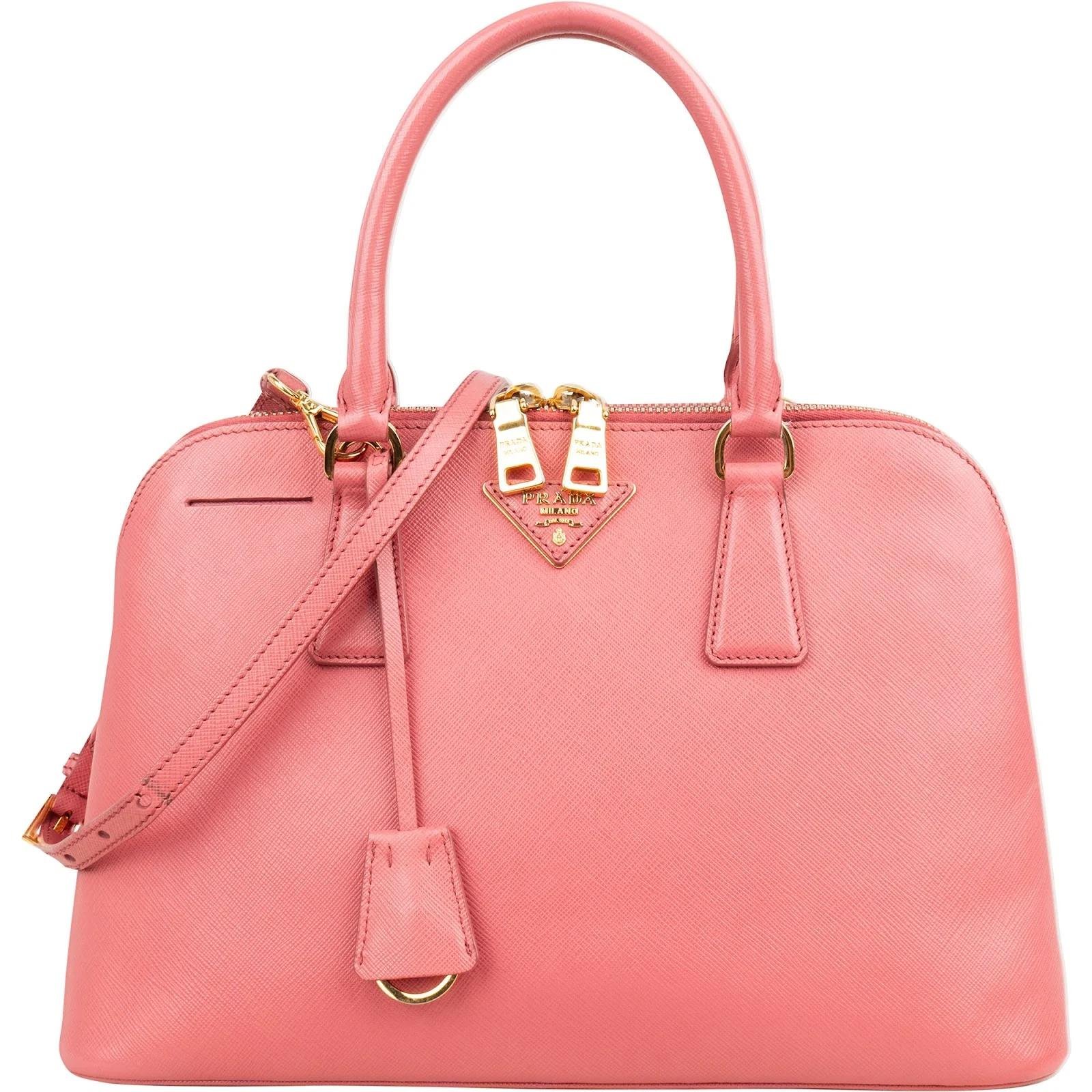 Promenade leather handbag