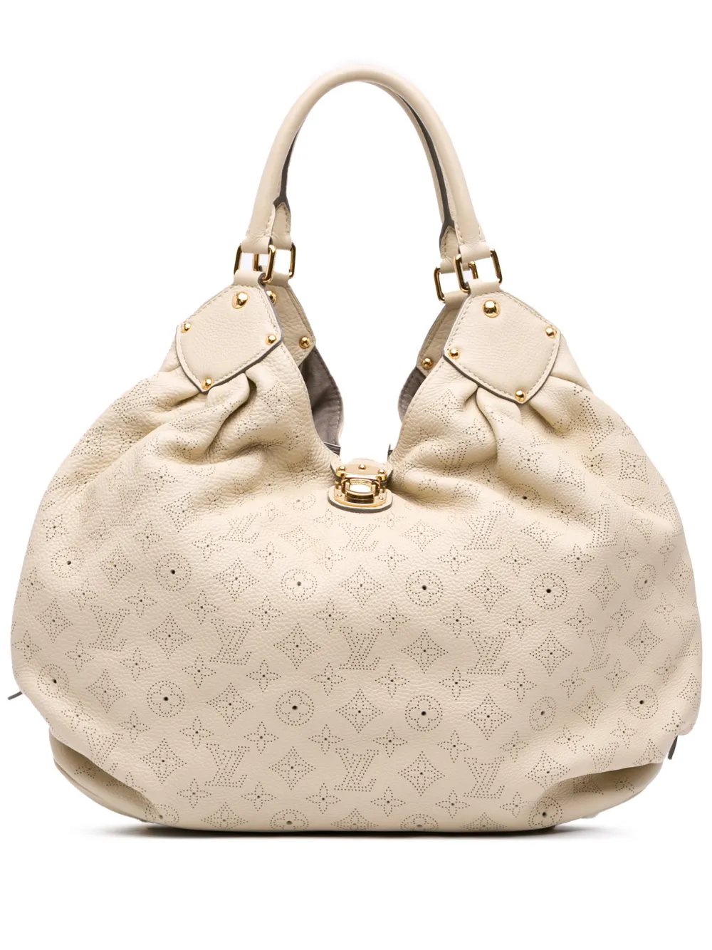 2010 Monogram Mahina XL hobo bag