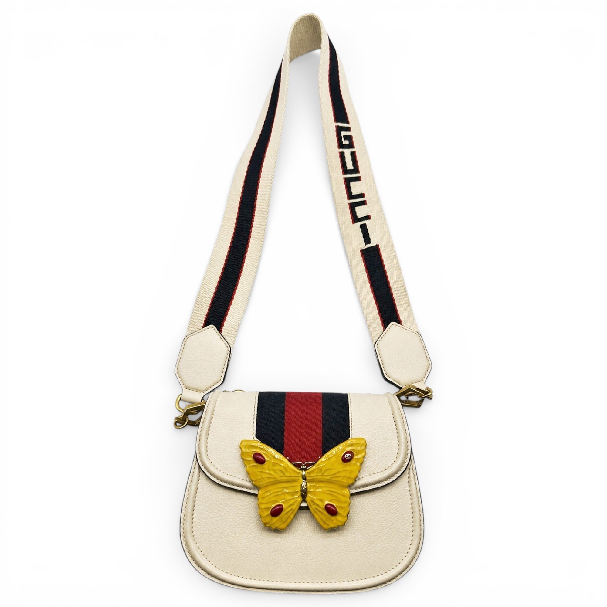 GucciTotem leather crossbody bag