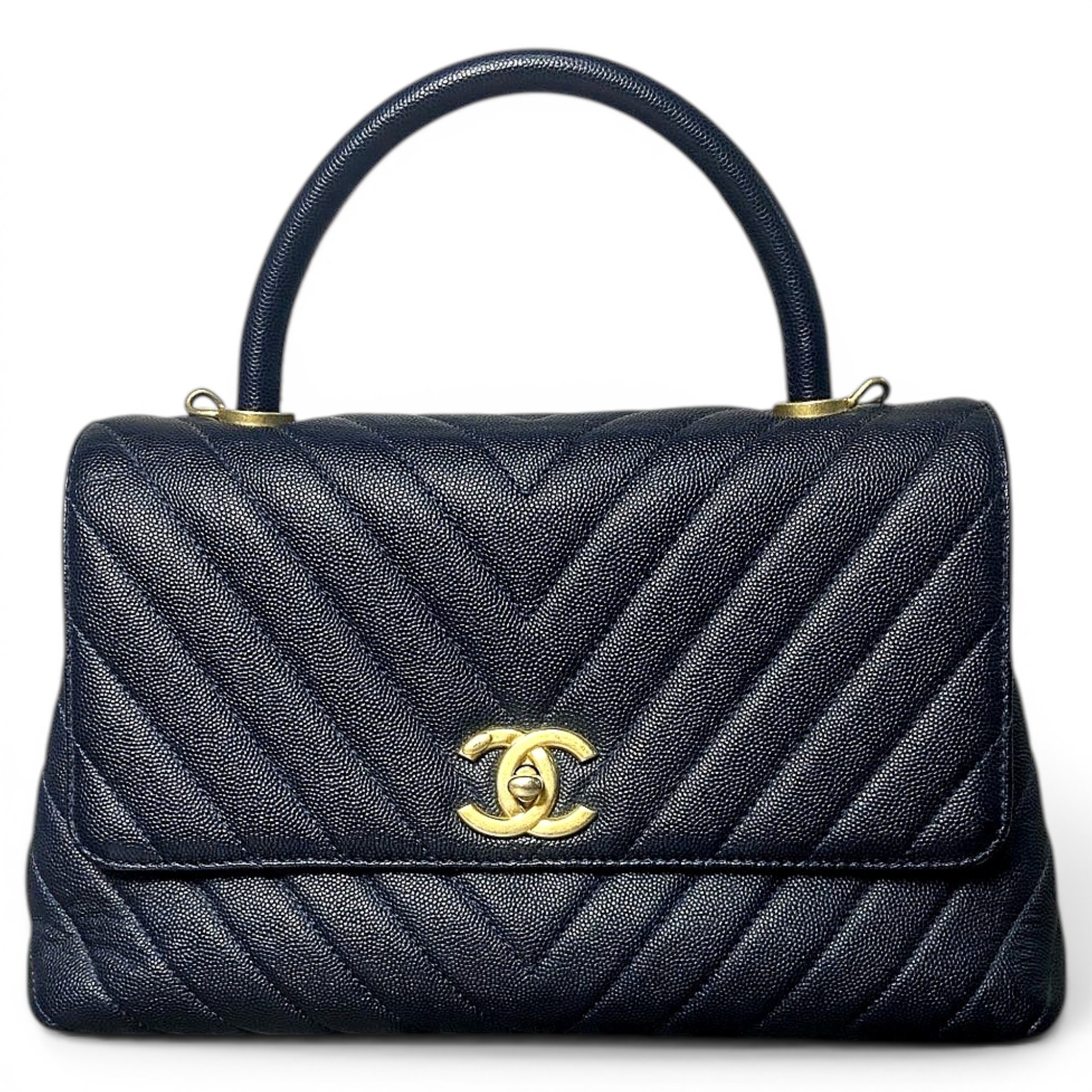 Coco Handle leather handbag
