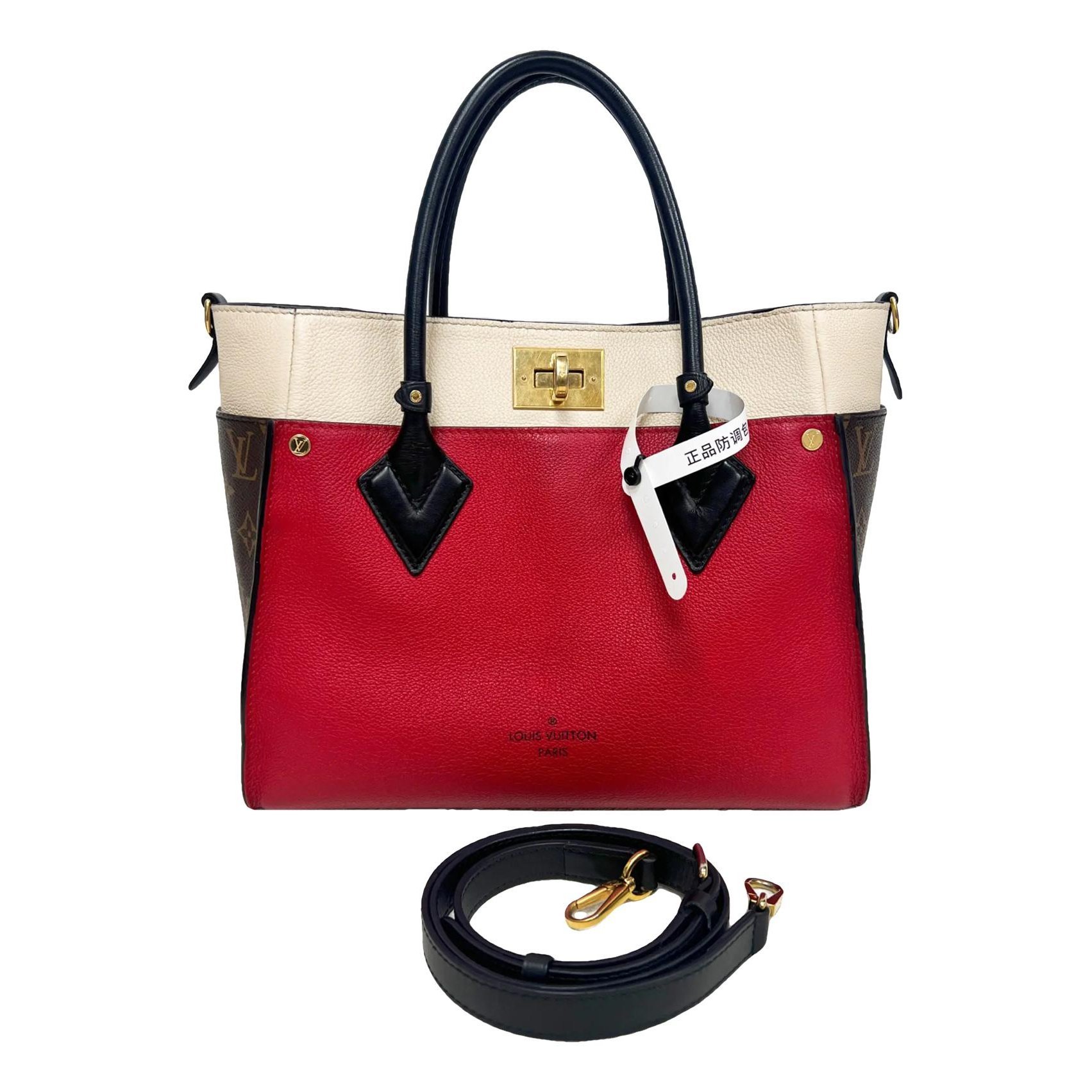 On My Side leather handbag