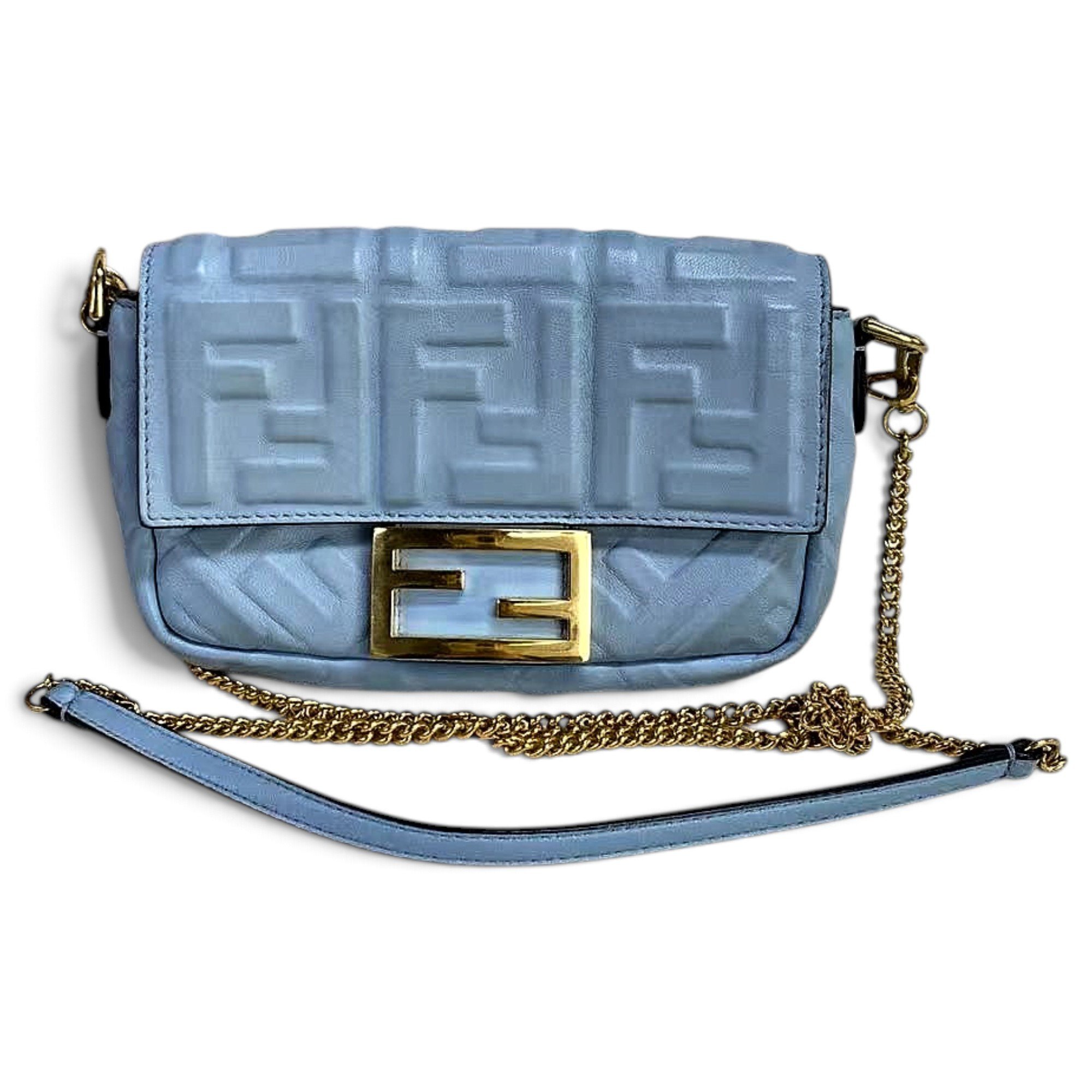 Baguette leather handbag