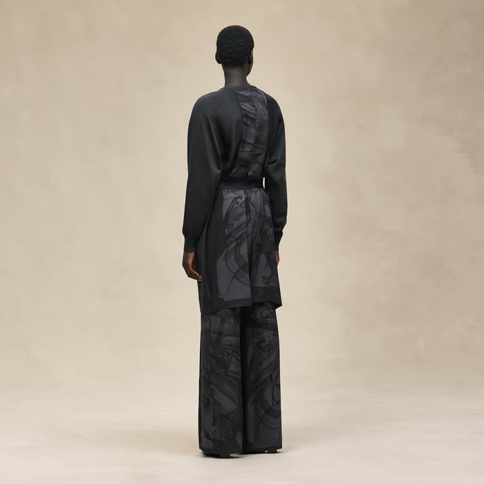 Noir Long Cardigan