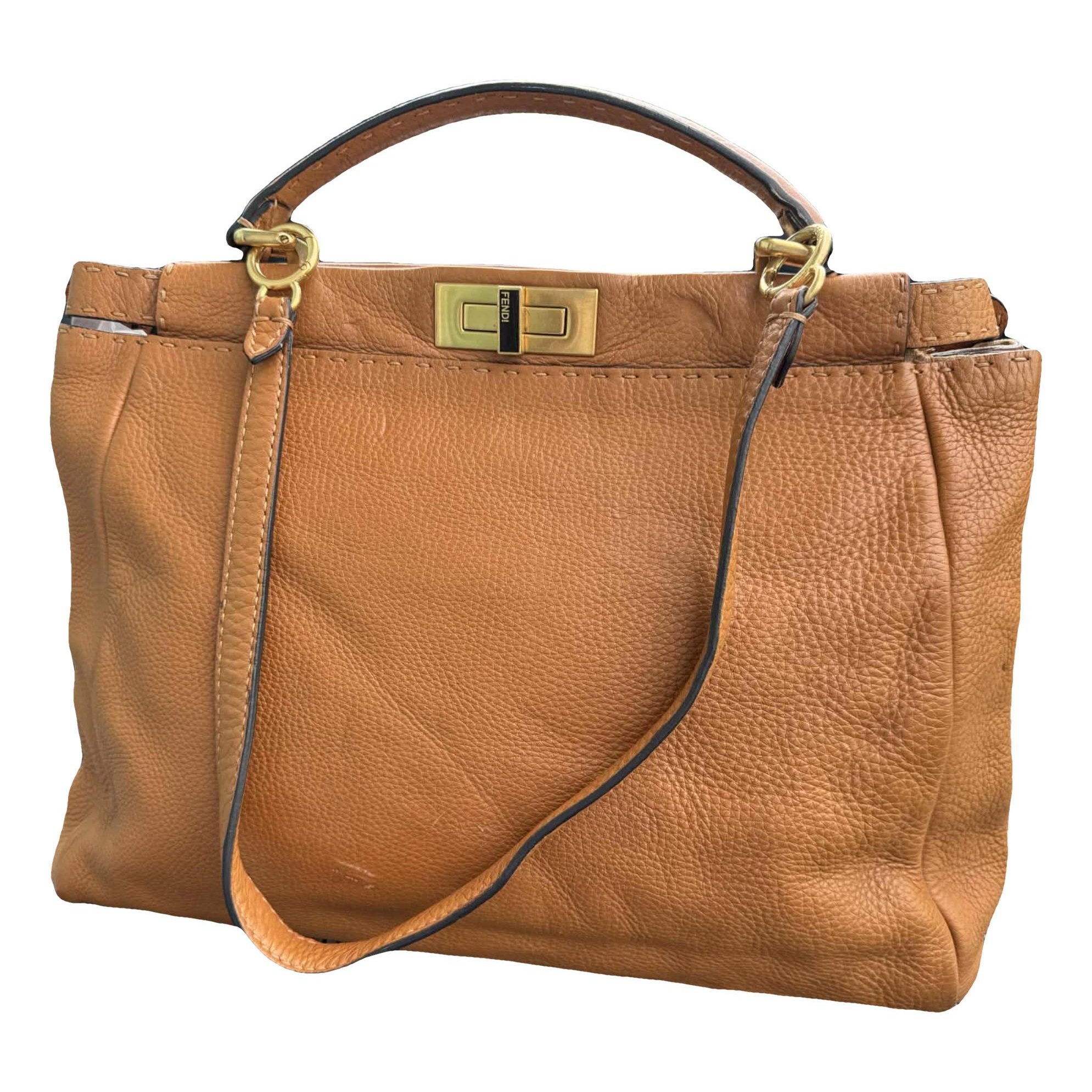 Leather tote