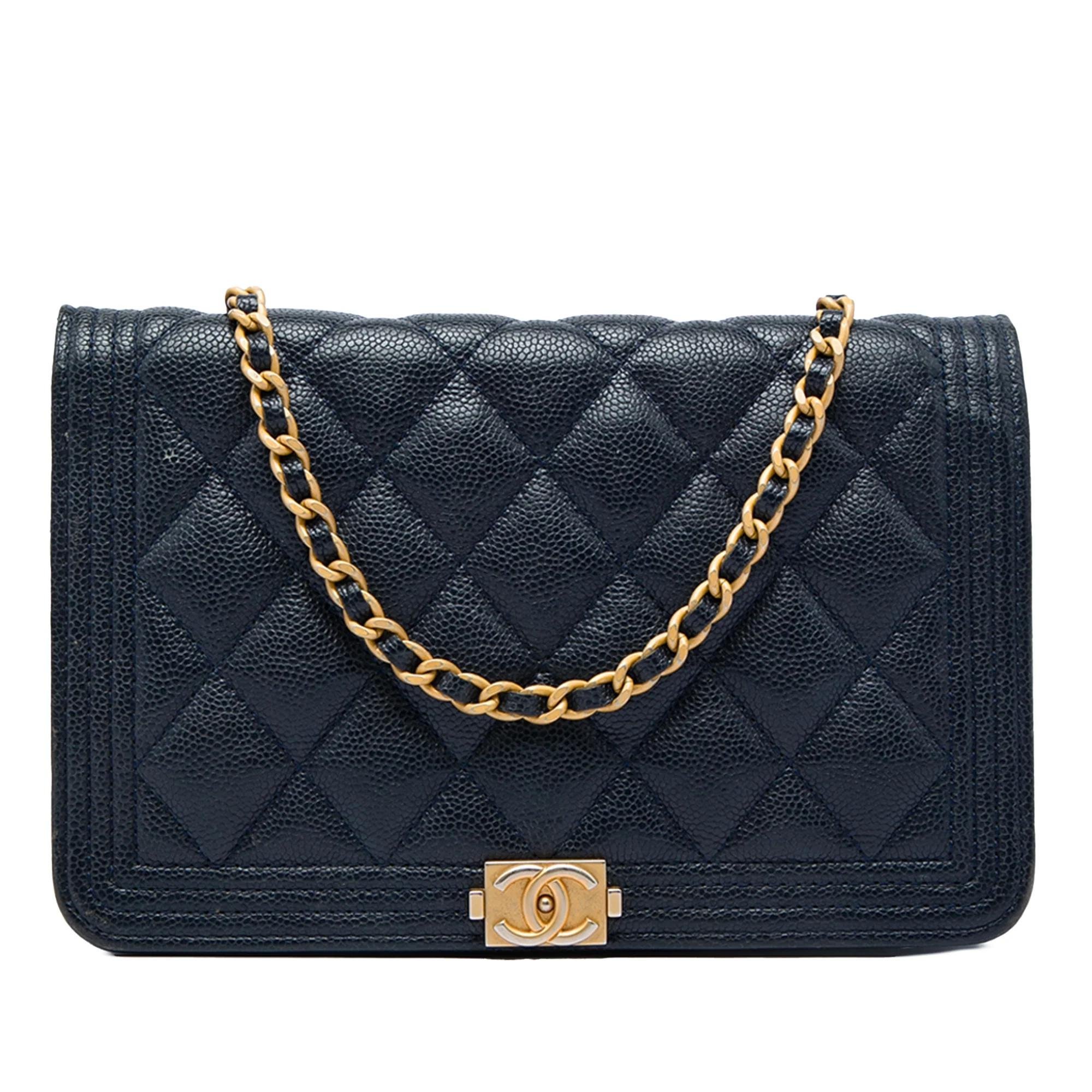 Wallet On Chain Timeless/Classique leather handbag