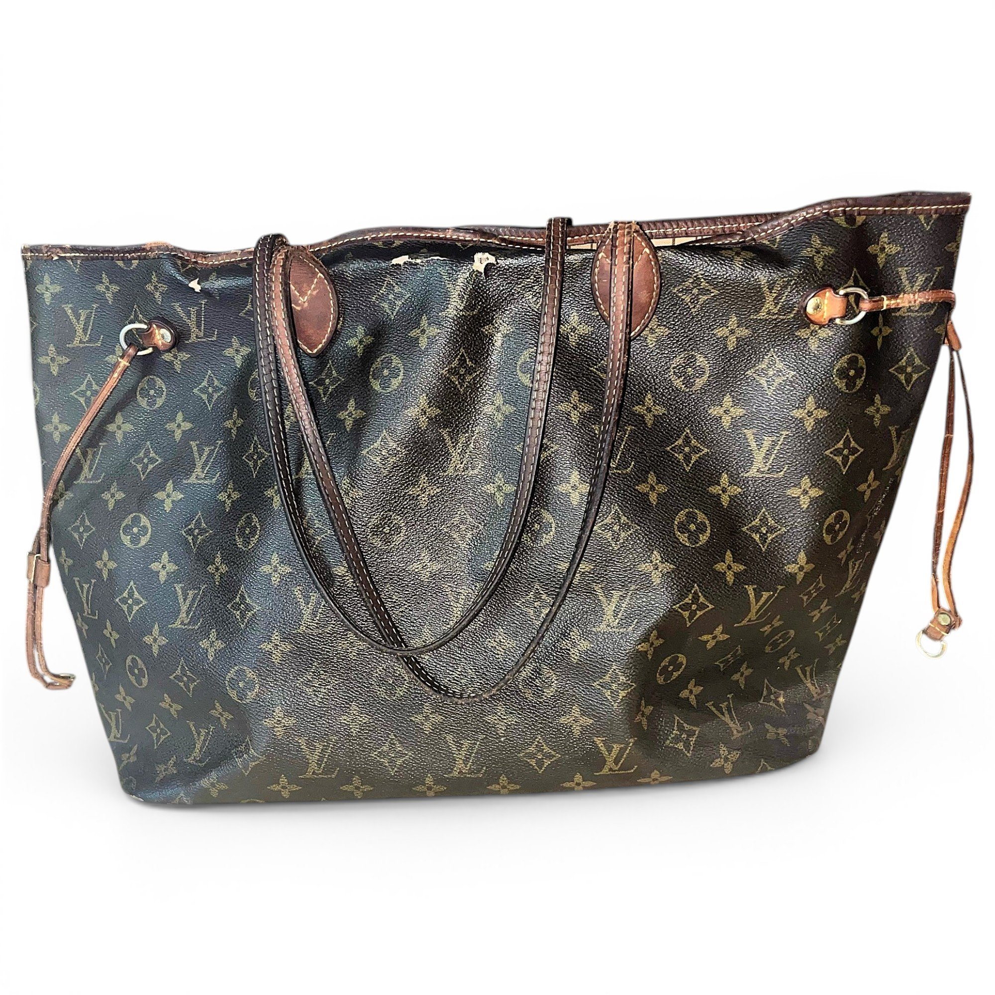 Neverfull leather tote