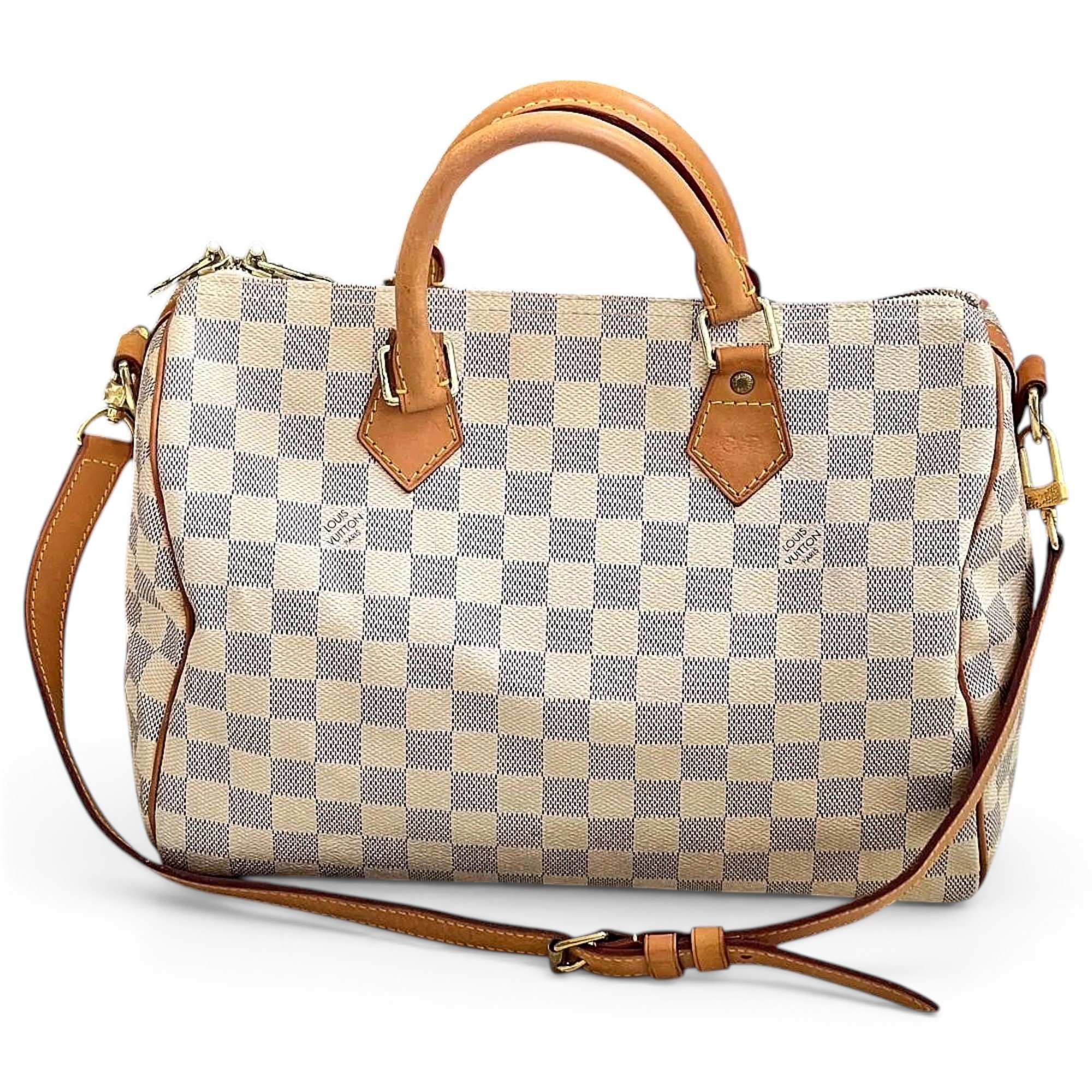 Leather bowling bag