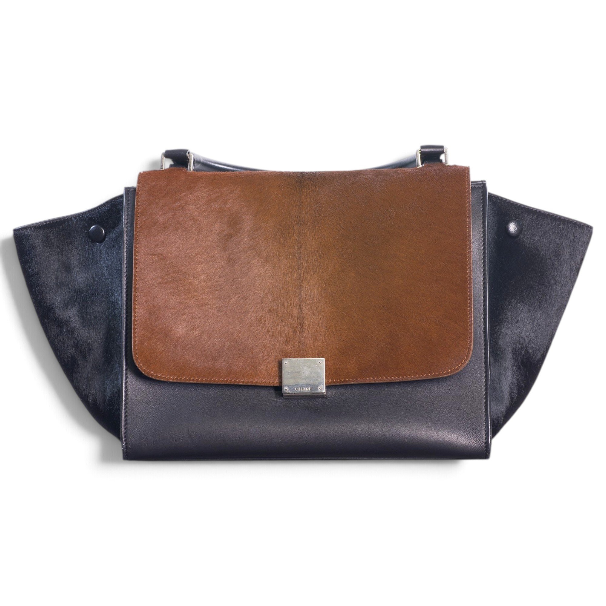 Celine Trapèze leather handbag