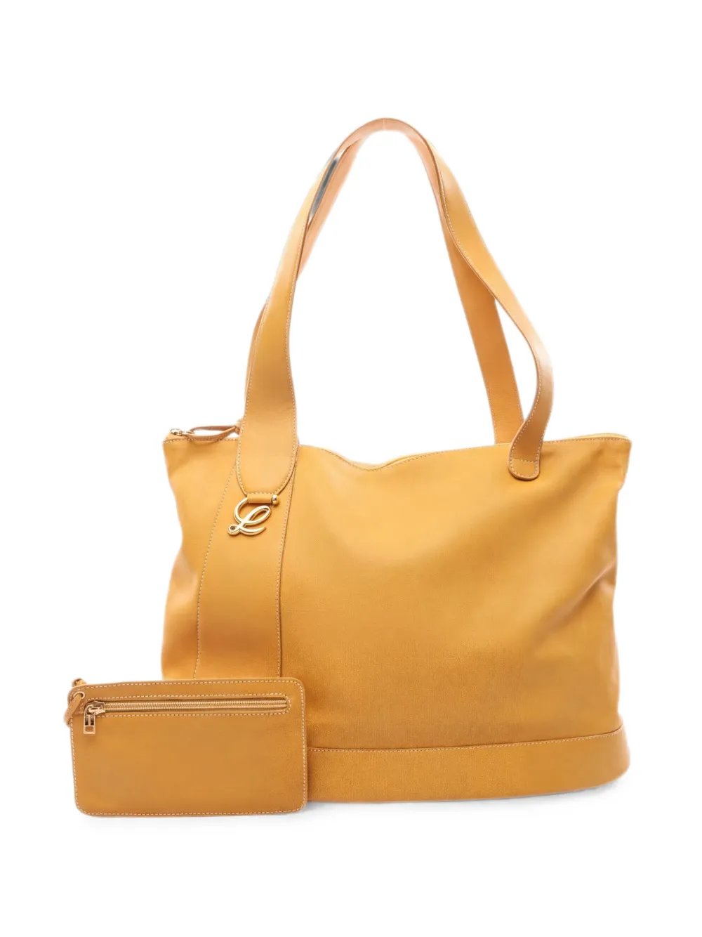 Loewe 2000s leather tote bag