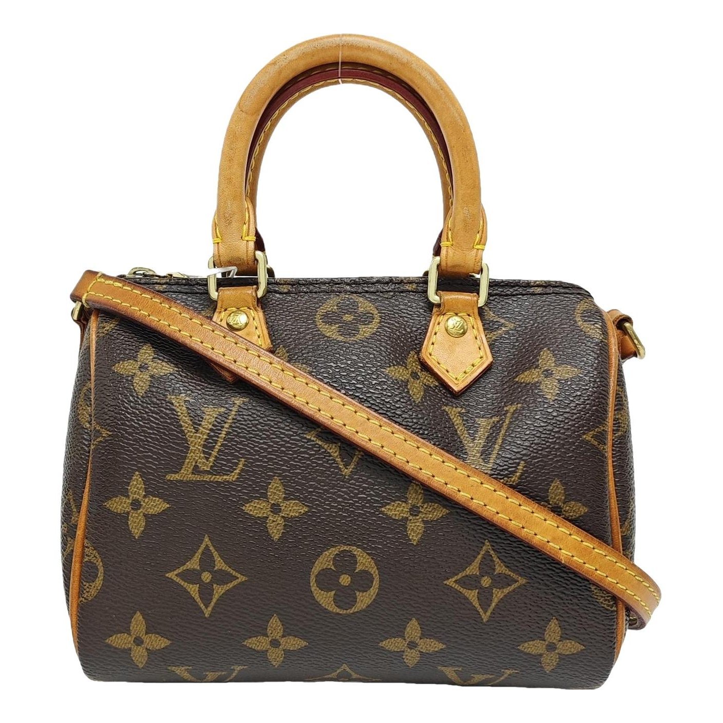 Nano Speedy / Mini HL leather handbag