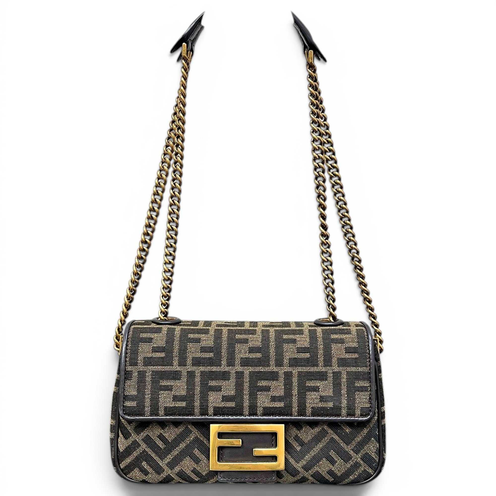 Baguette leather handbag