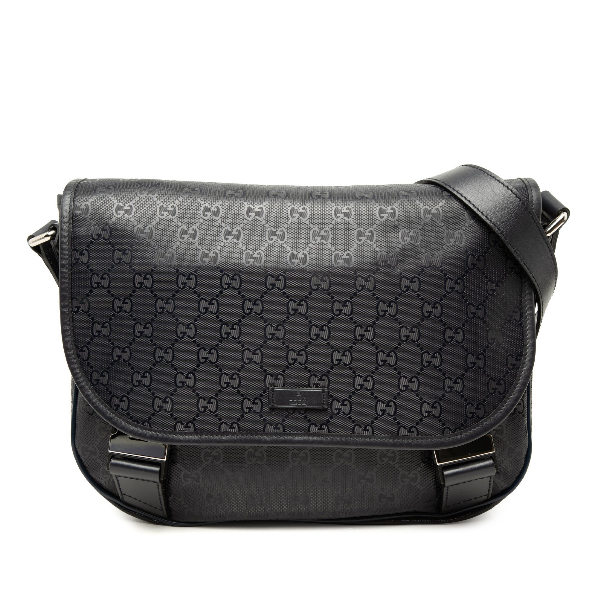 Gucci B leather crossbody bag