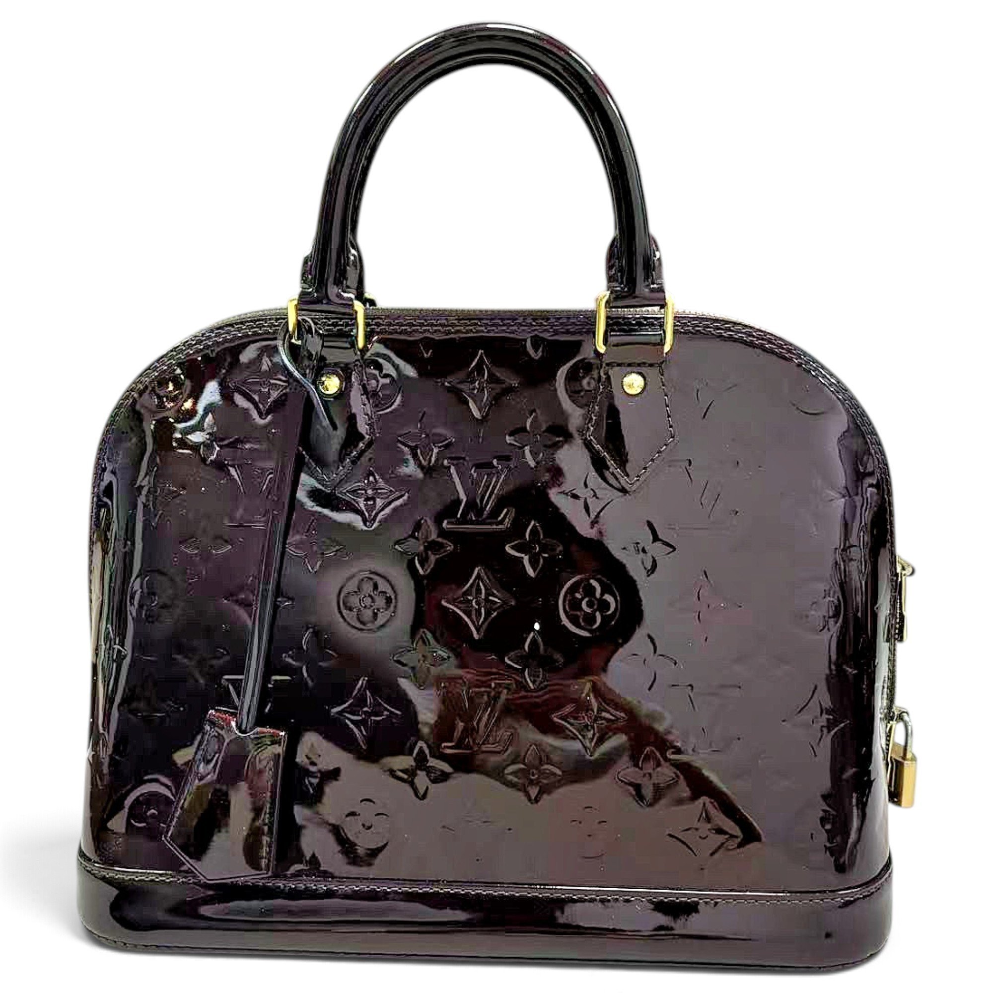 Alma patent leather handbag