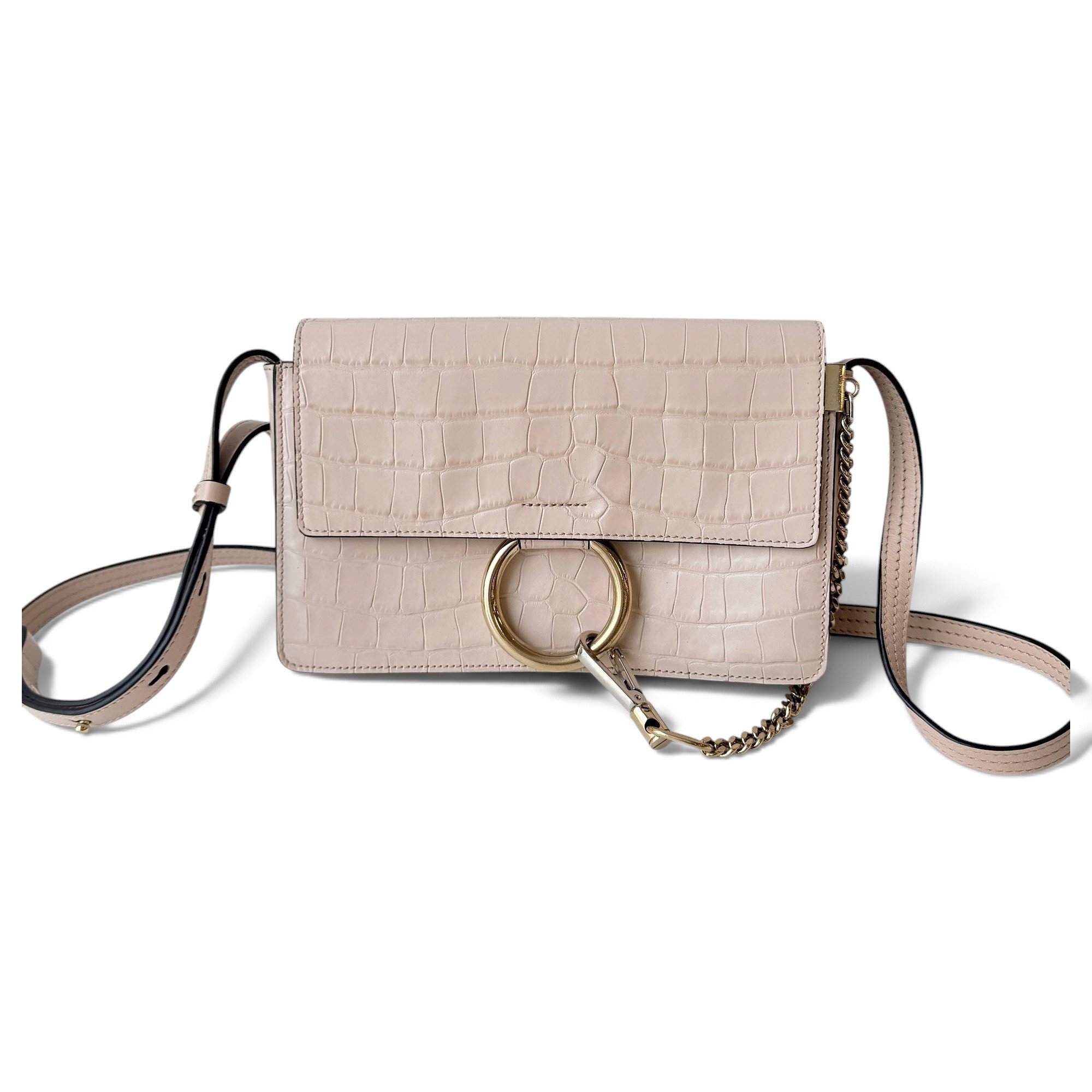Faye leather handbag