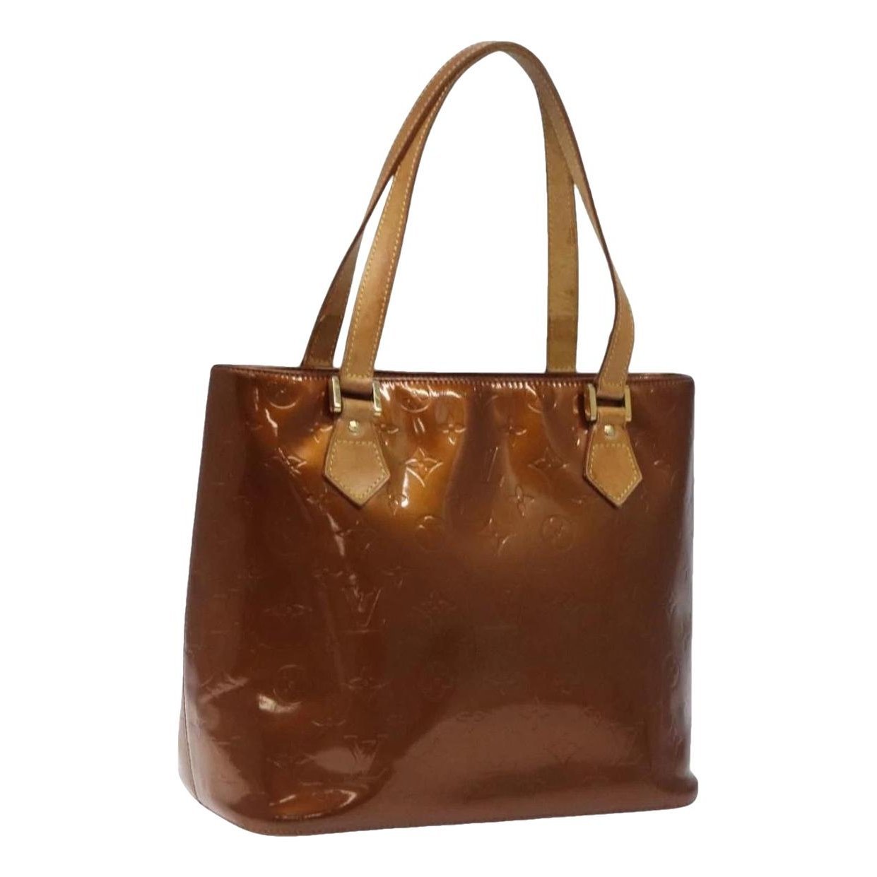 Patent leather handbag