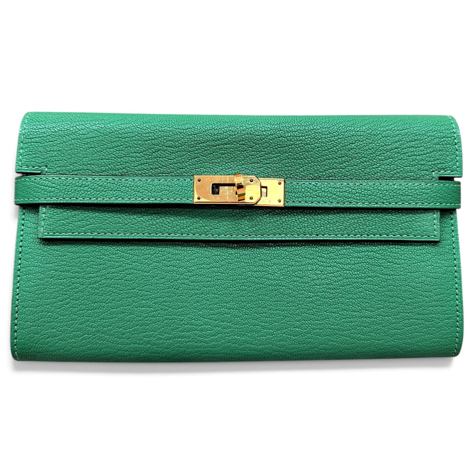 Kelly to go leather clutch bag
