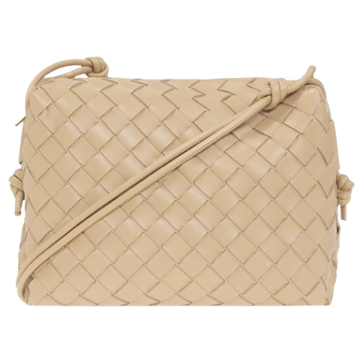 Loop leather crossbody bag