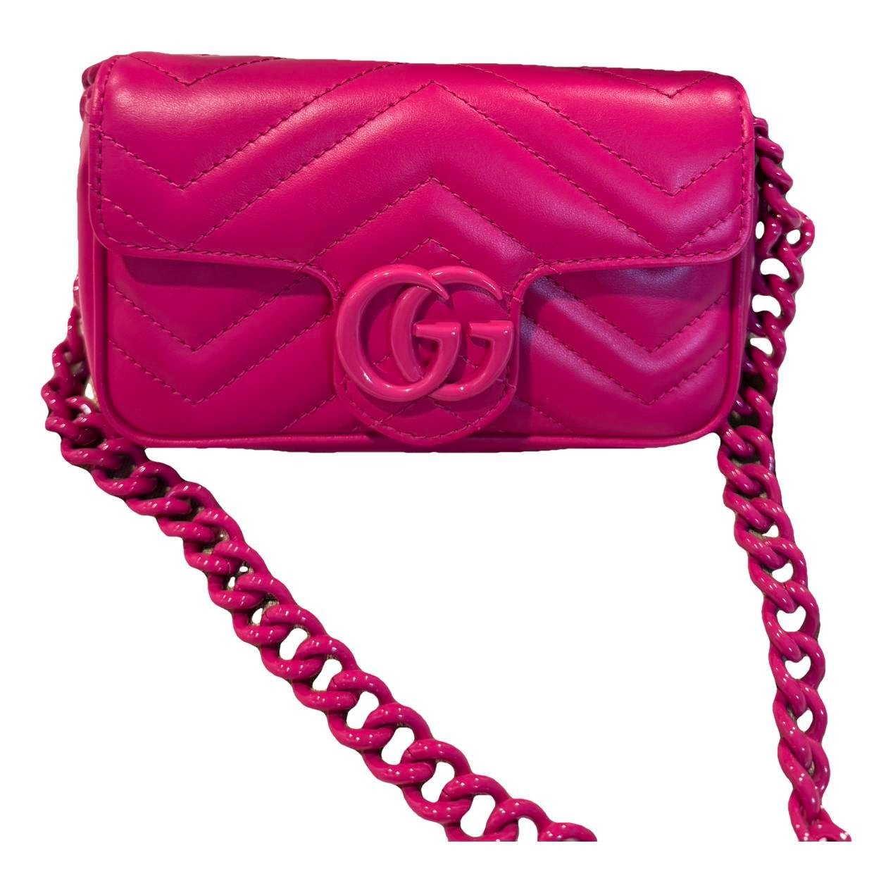 GG Marmont Chain Flap leather crossbody bag