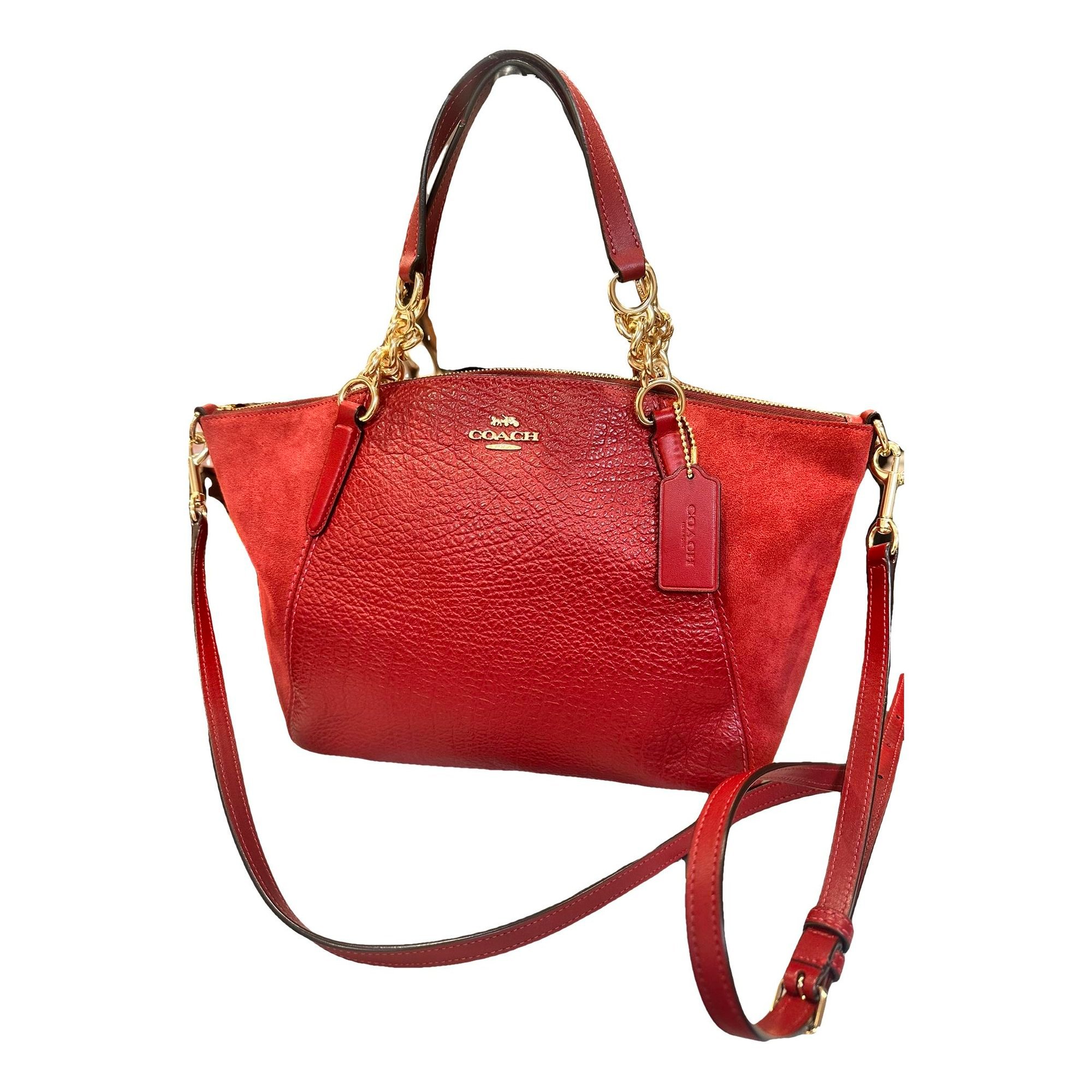 Leather handbag