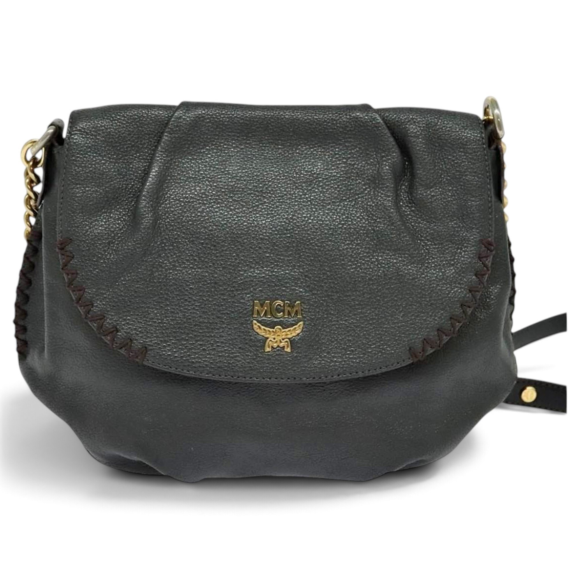 Leather handbag