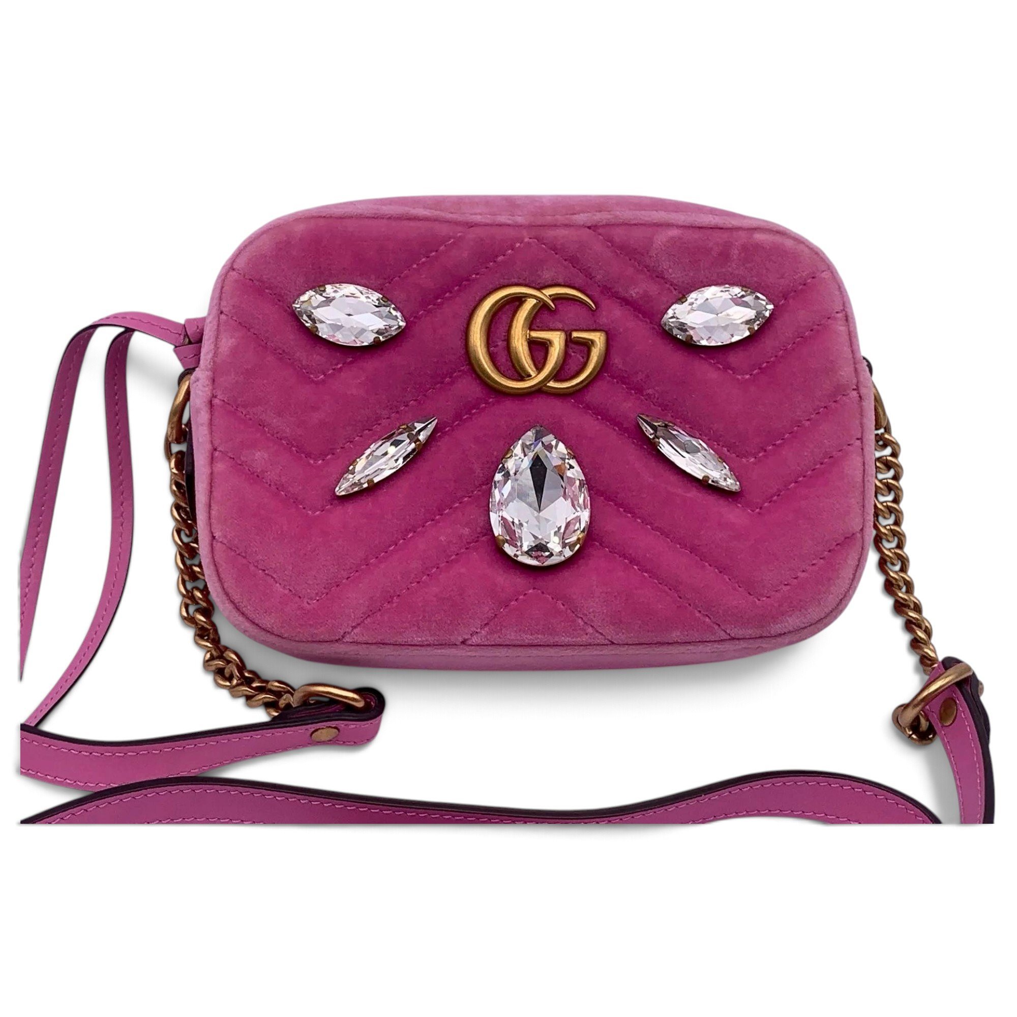 Velvet crossbody bag