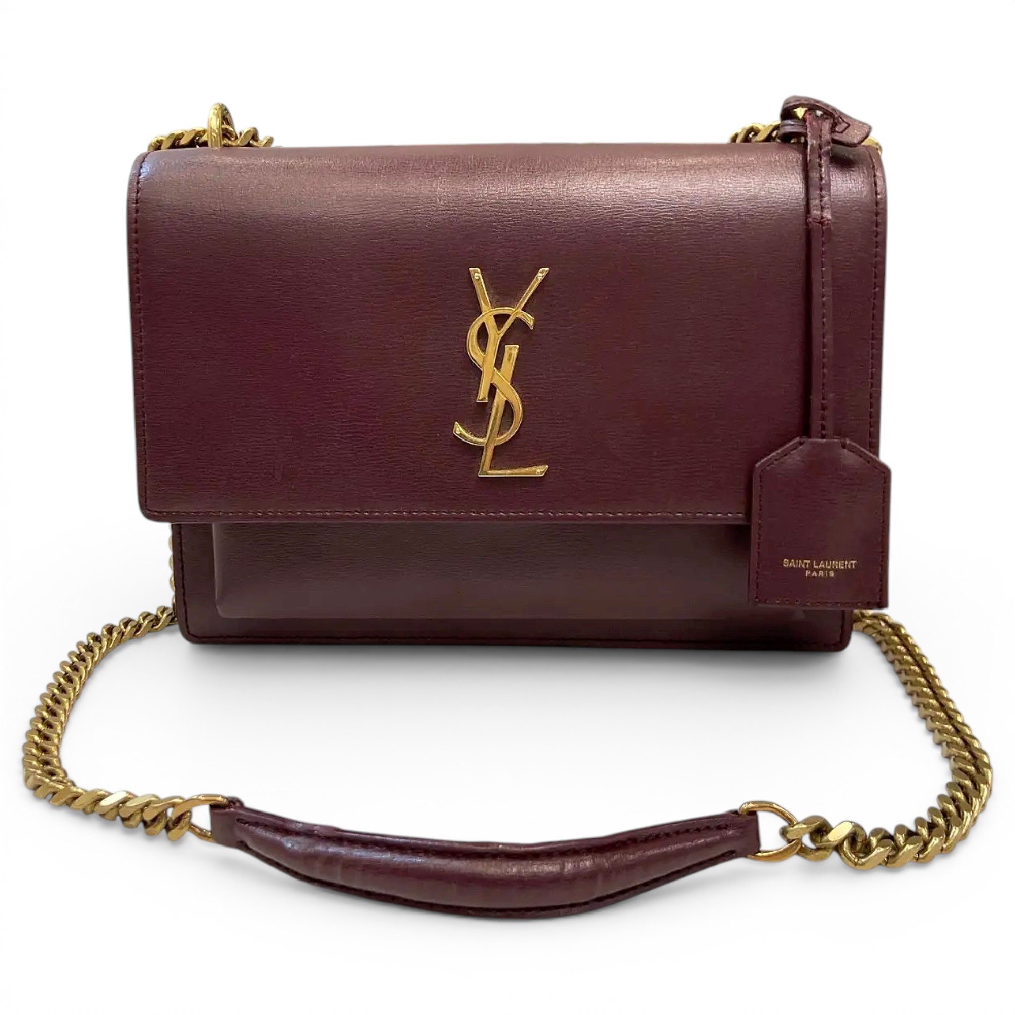 Sunset leather handbag
