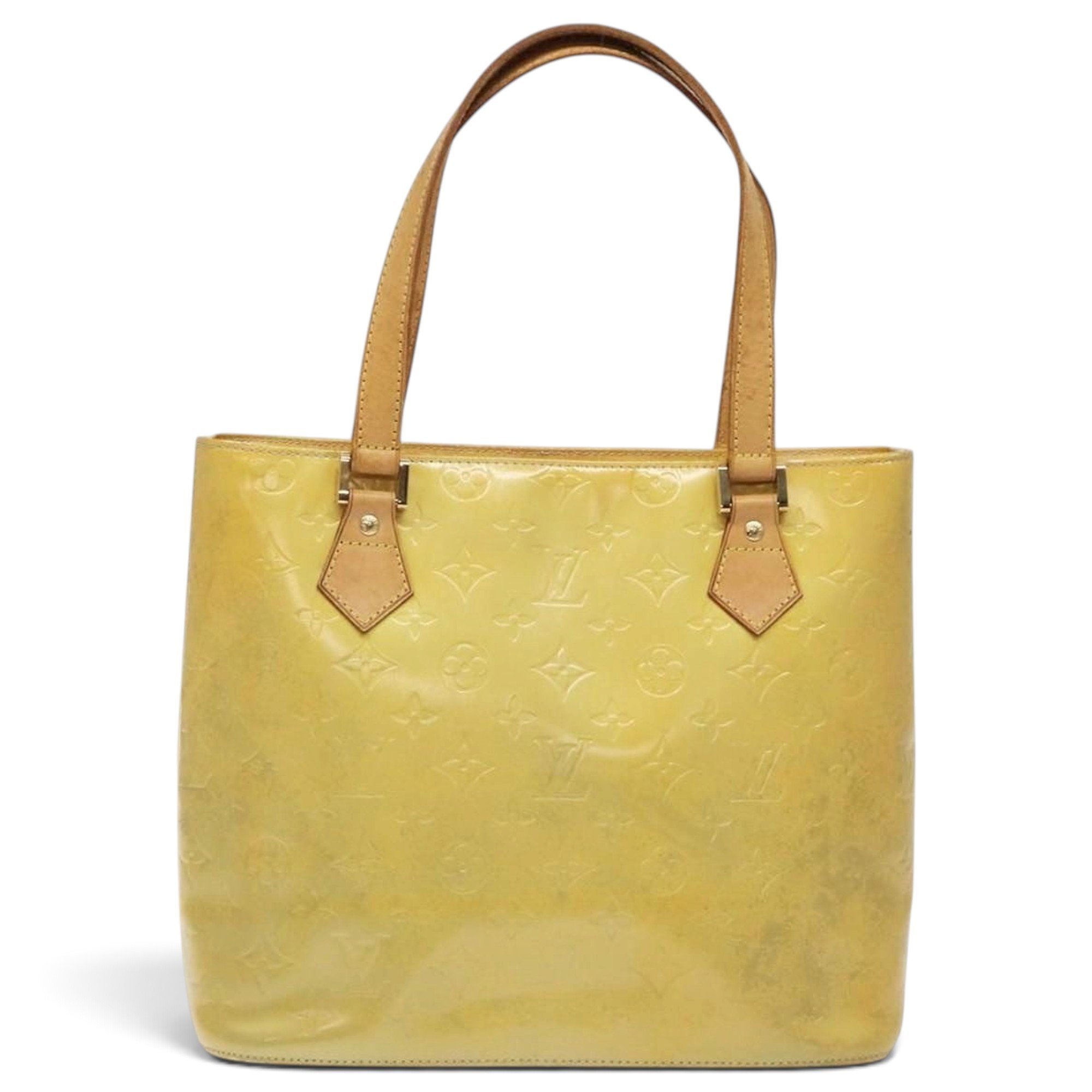 Houston patent leather handbag
