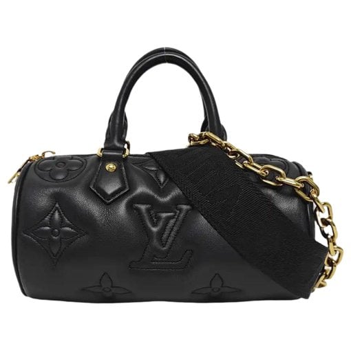 Papillon BB leather handbag