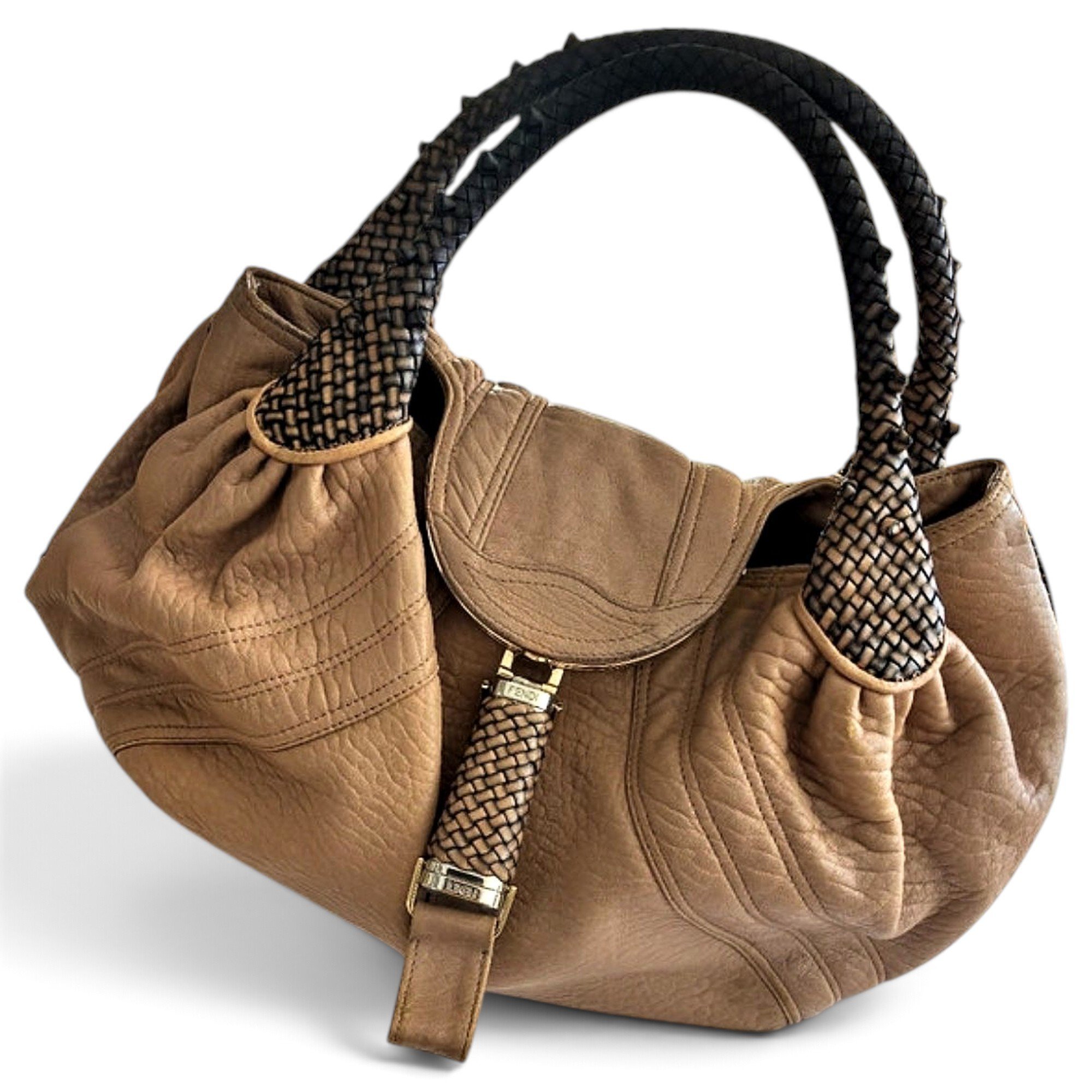 Spy leather handbag