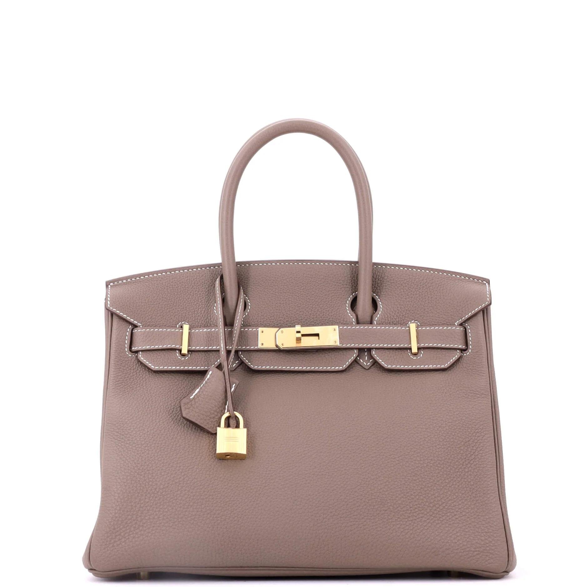 Birkin 30 leather tote