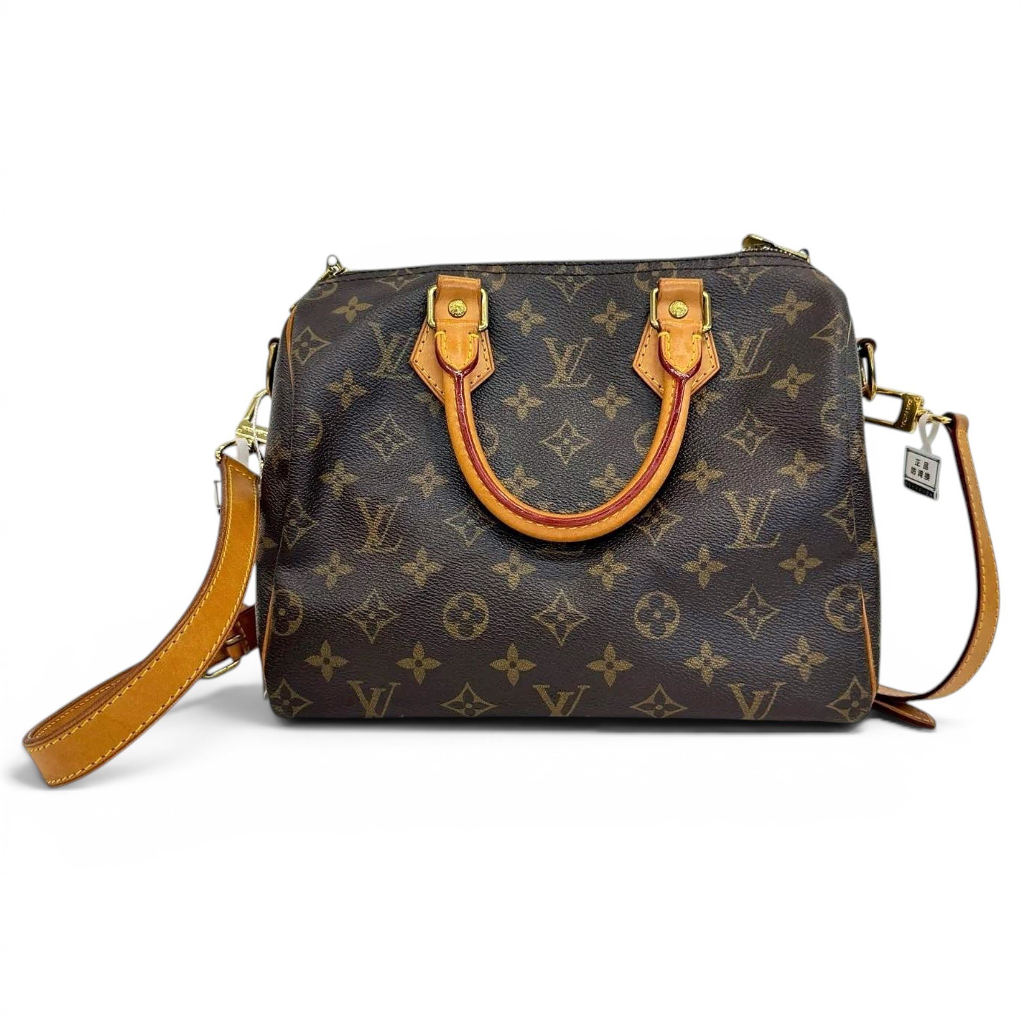Louis Vuitton Leather bowling bag