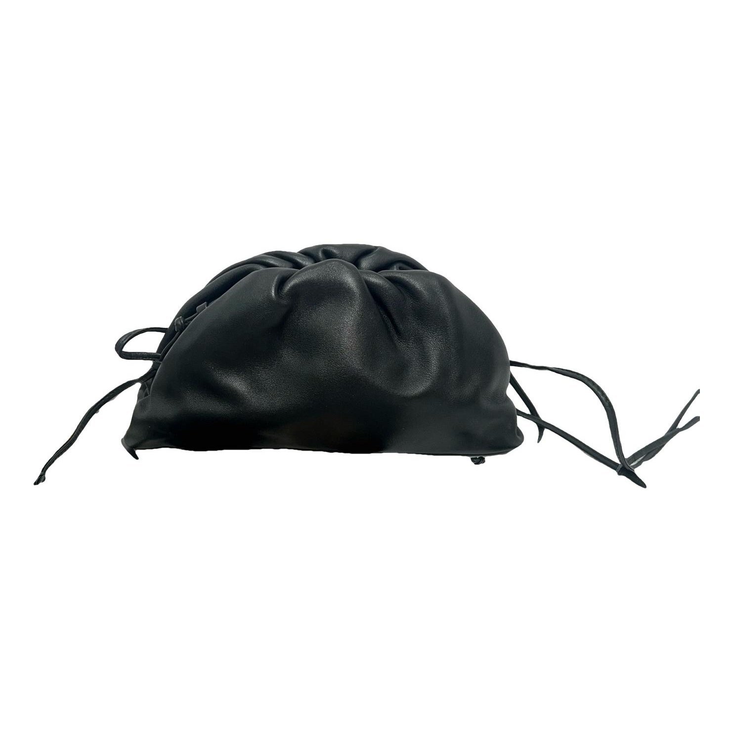 Pouch leather handbag