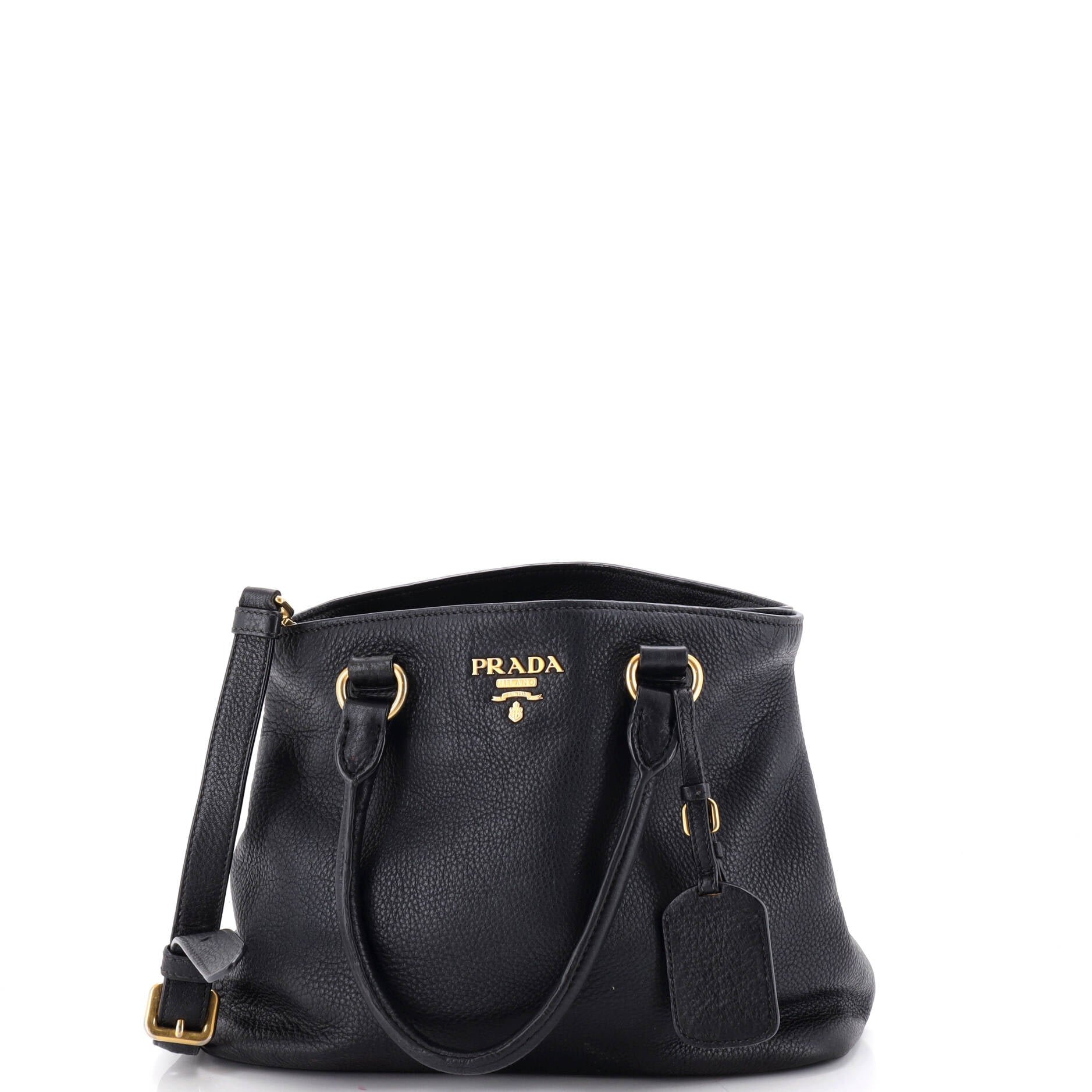 Convertible Shopping Tote Vitello Daino Medium