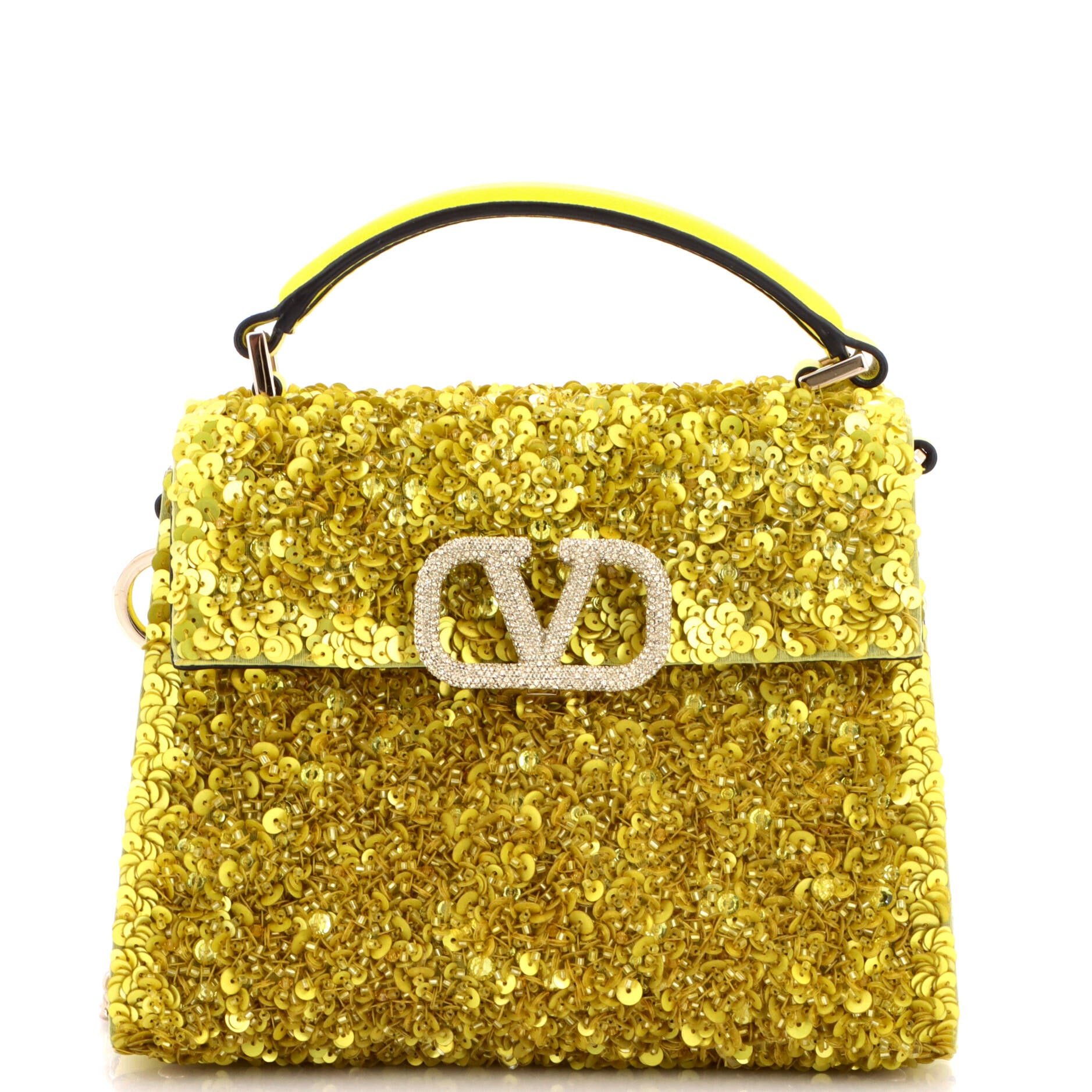 VSling Top Handle Bag Sequins Mini