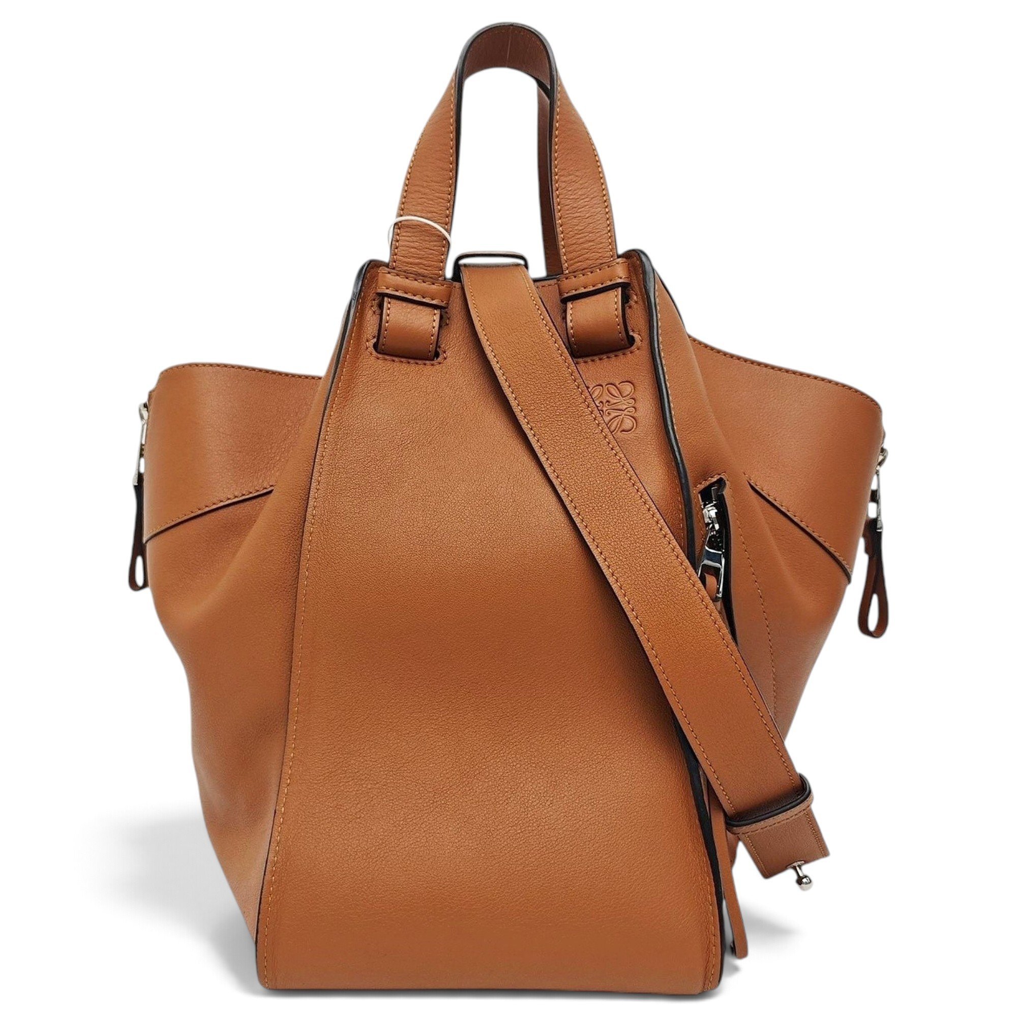 Hammock leather handbag