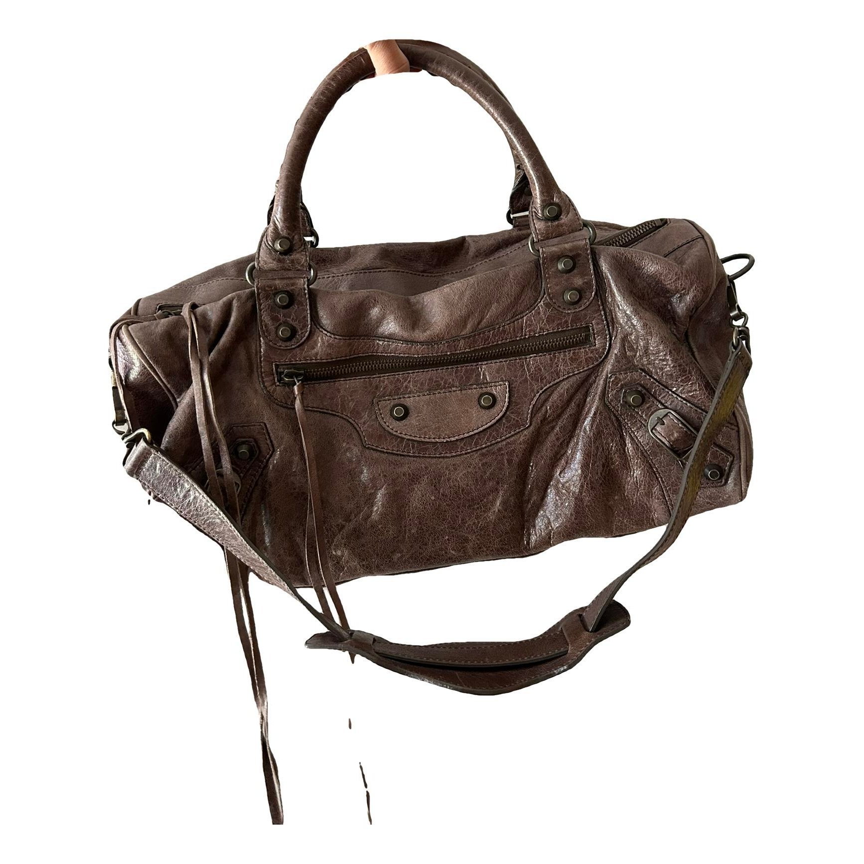 Twiggy leather handbag