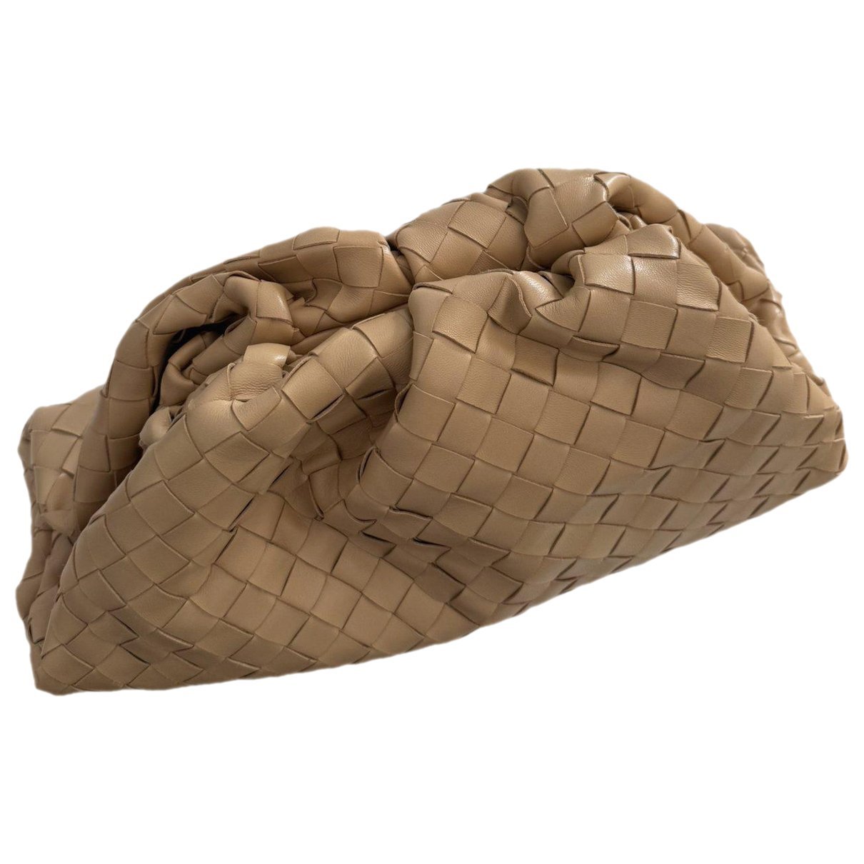 Pouch leather handbag