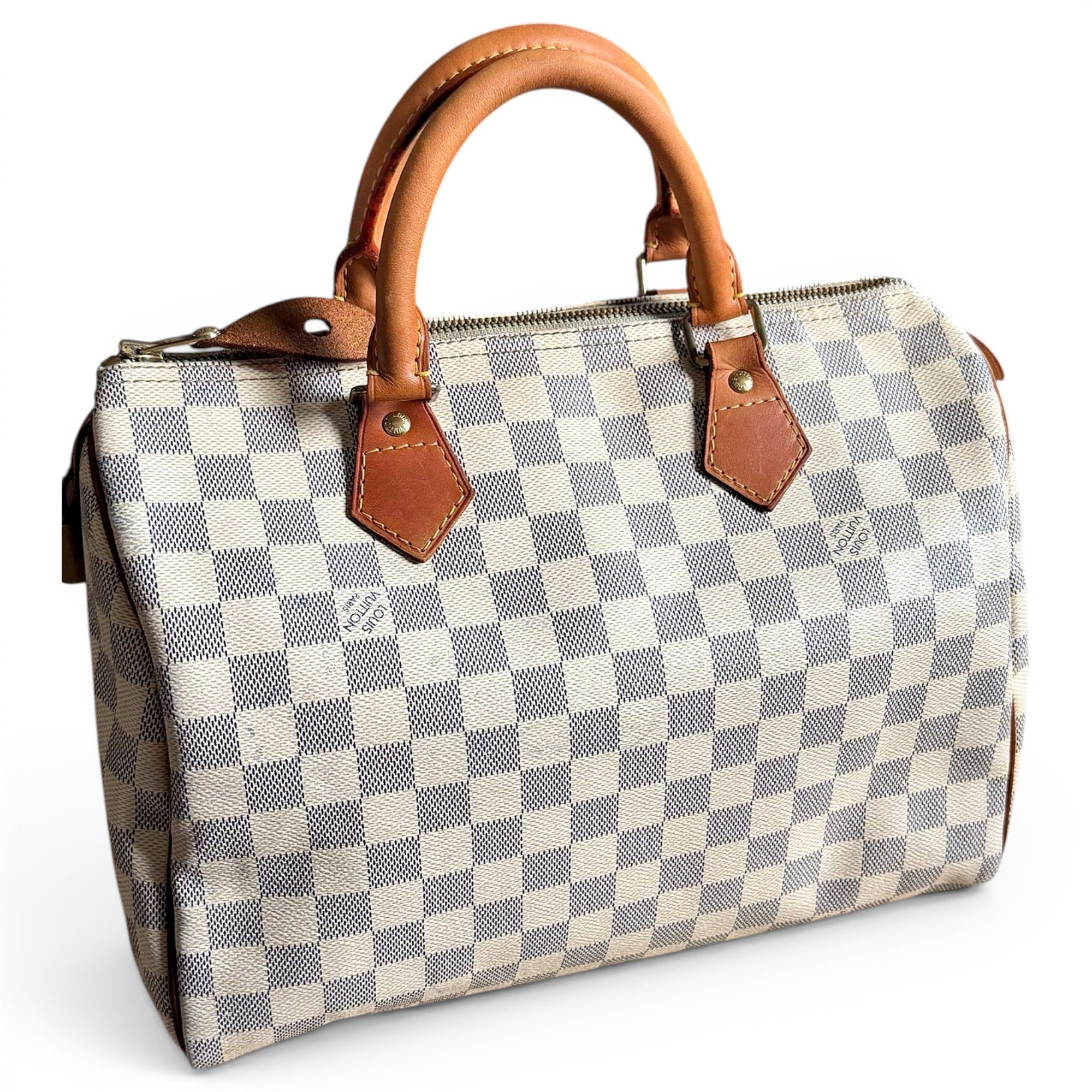 Speedy leather handbag