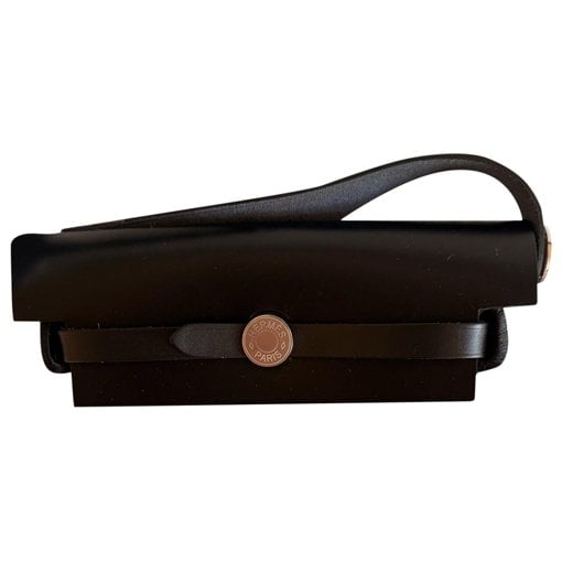 Hermes Herbag Zip leather handbag