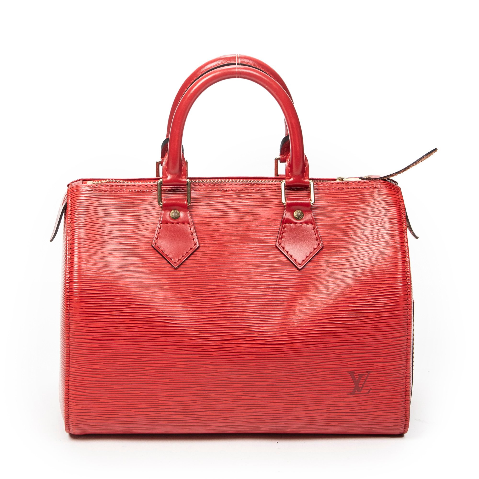 Speedy leather handbag